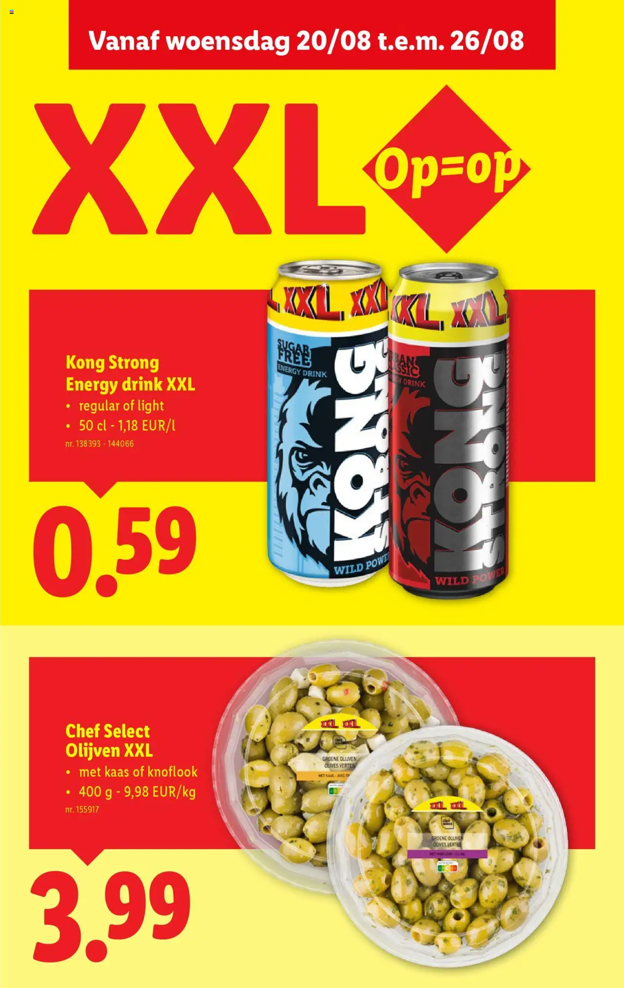  | Pagina: 21 | Producten: Olijven, Knoflook, Kaas
