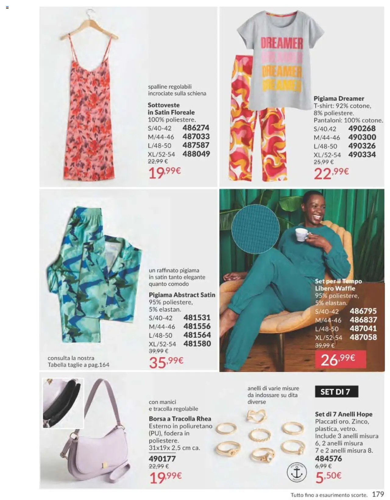 Volantino Avon del 01.10.2025 | Pagina: 179 | Prodotti: Pantaloni, Pigiama, Borsa