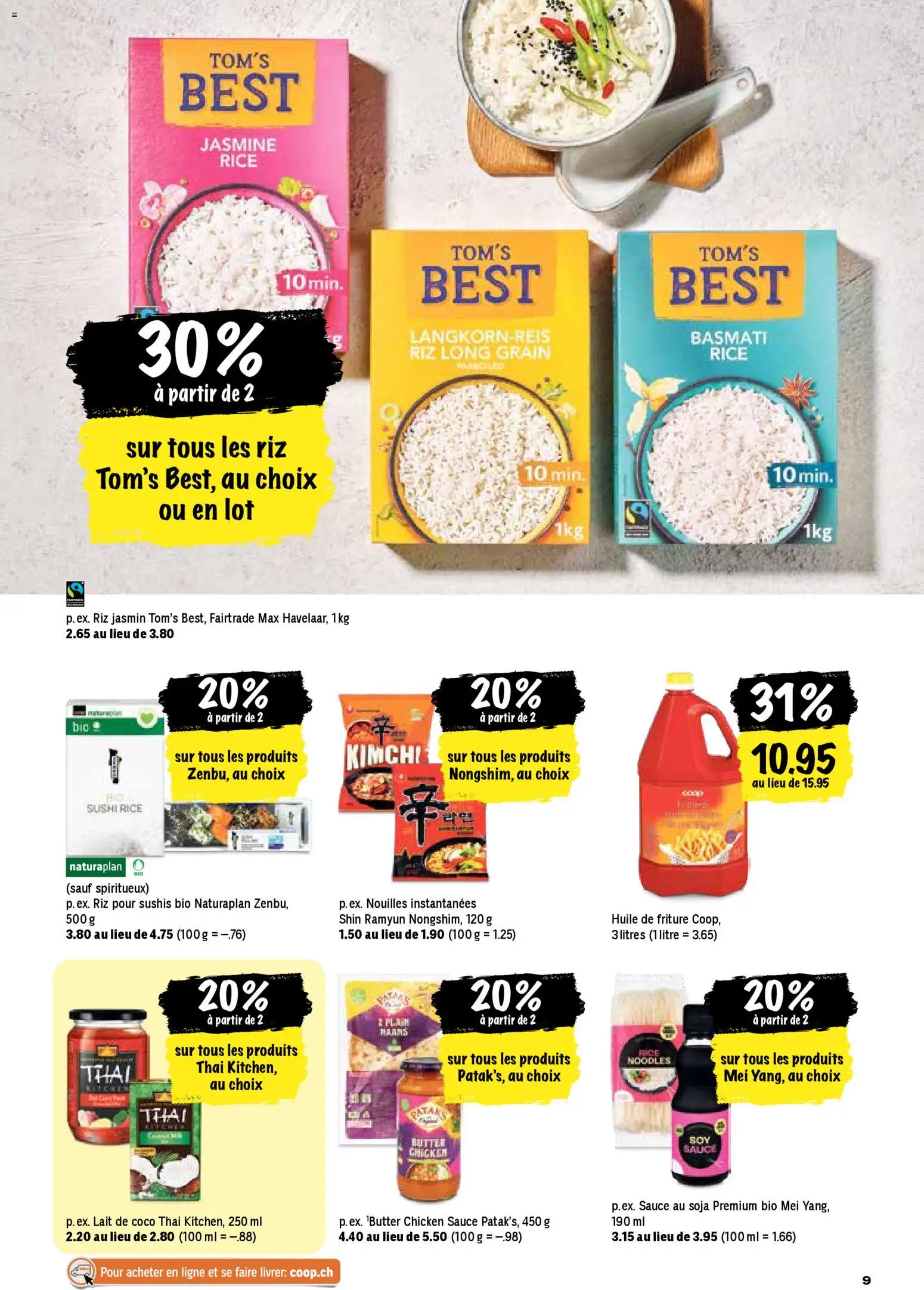 Coop aktionen FR – gültig ab 09.04.2026 | Seite: 9 | Produkte: Butter, Harddisk