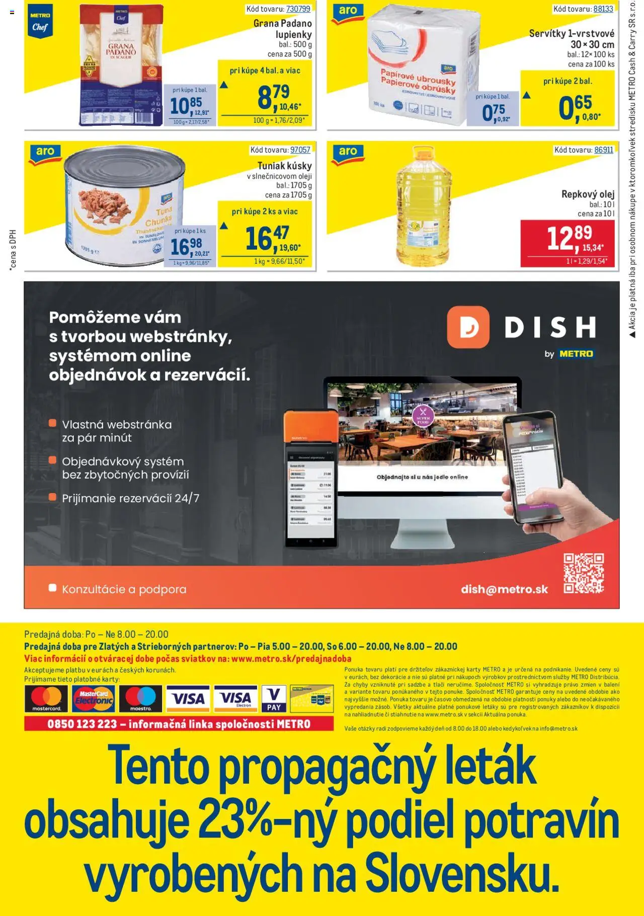 Metro gastronómia │ platný od 13.08.2025 | Strana: 32 | Produkty: Olej, Tuniak, Repkový olej