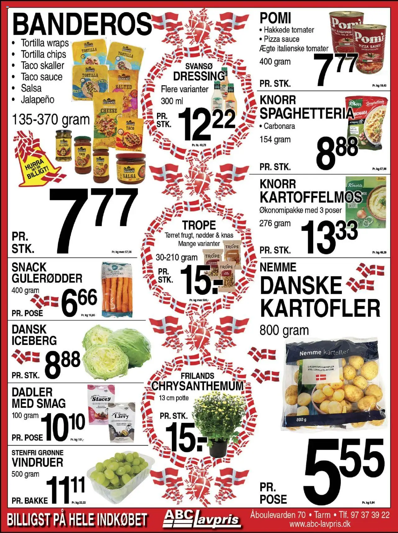 Abc Lavpris tilbudsavis – gyldig fra 17.09.2025 | Side: 6 | Produkter: Chips, Salsa, Vindruer, Taco