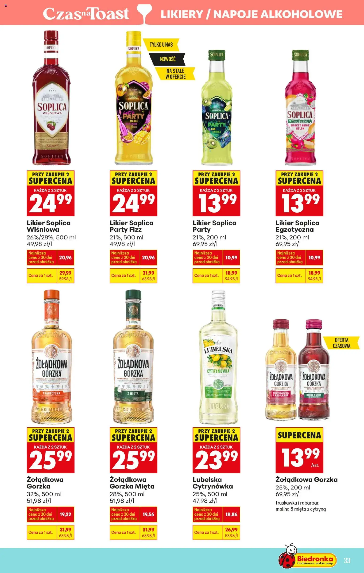 Biedronka gazetka - Czas na toast od 23.02.2026 | Strona: 37