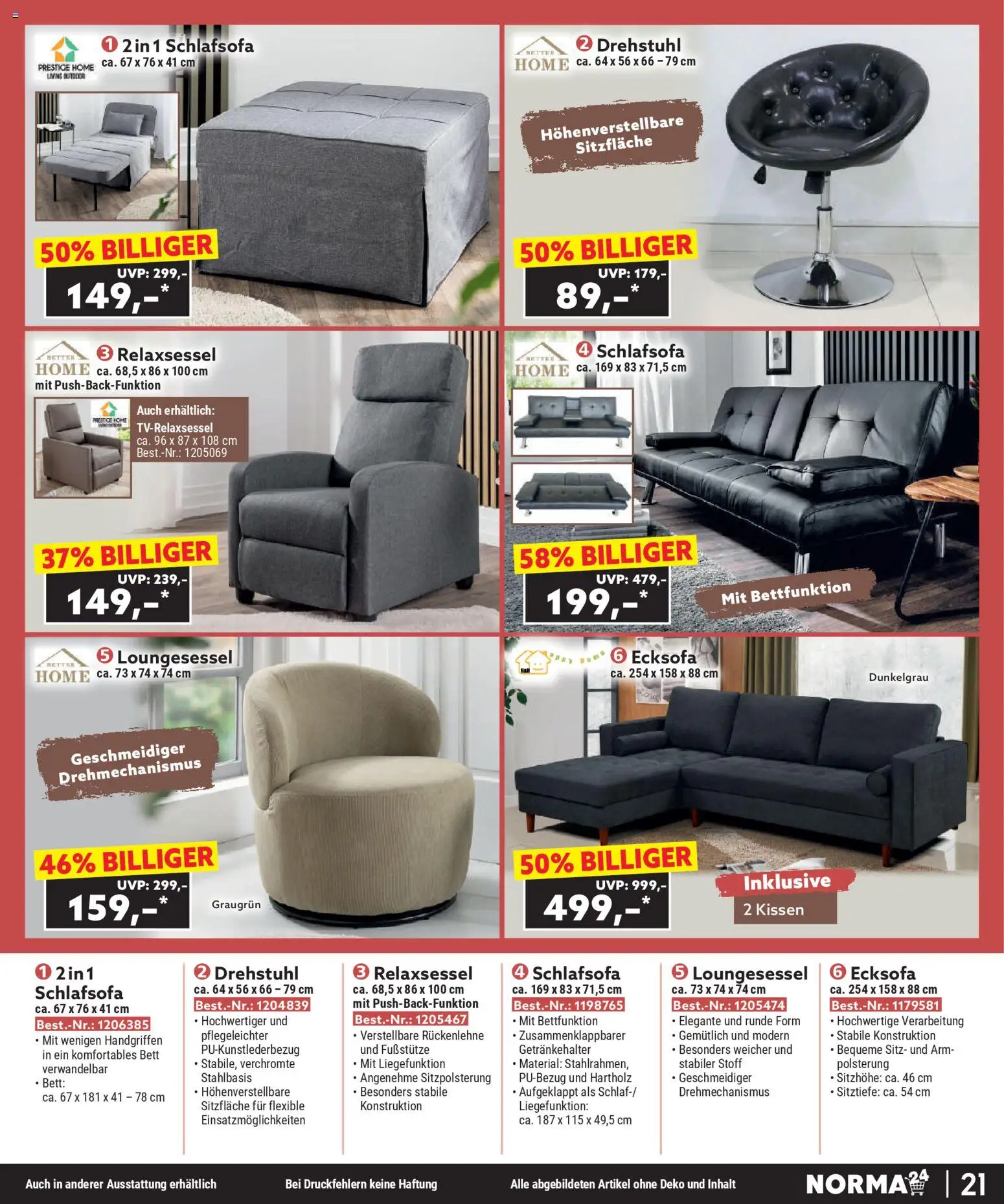 Norma Bestellmagazin Dezember 2025 – gültig ab 01.12.2025 | Seite: 21