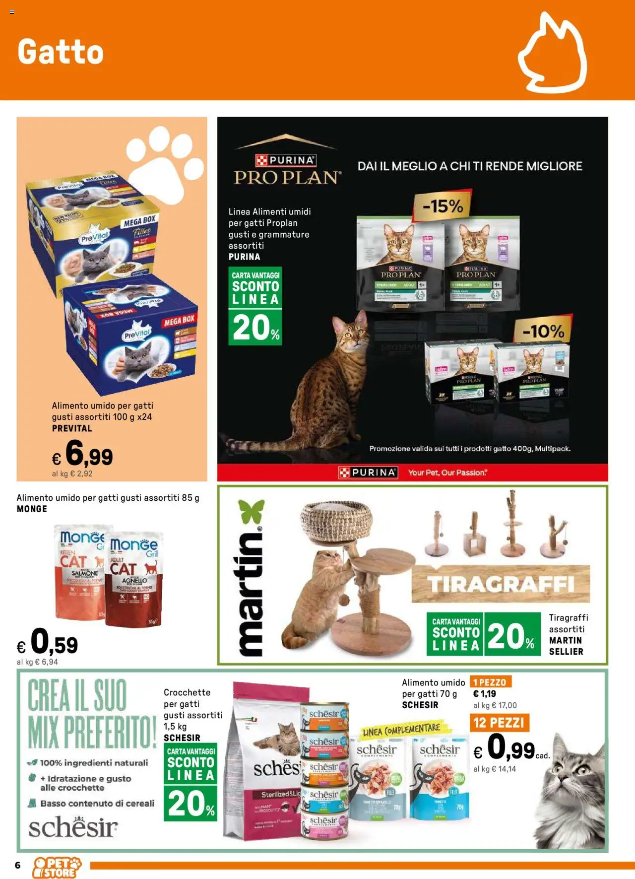 Volantino Iper del 06.10.2025 | Pagina: 6 | Prodotti: Salmone, Cereali, Tiragraffi, Prosciutto