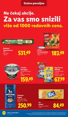 'z bregov Skyr jogurt, Islandski tip jogurta Natur, 200 g - pregled Lidl kataloga - važi od 18.12.2025 | Strana: 42