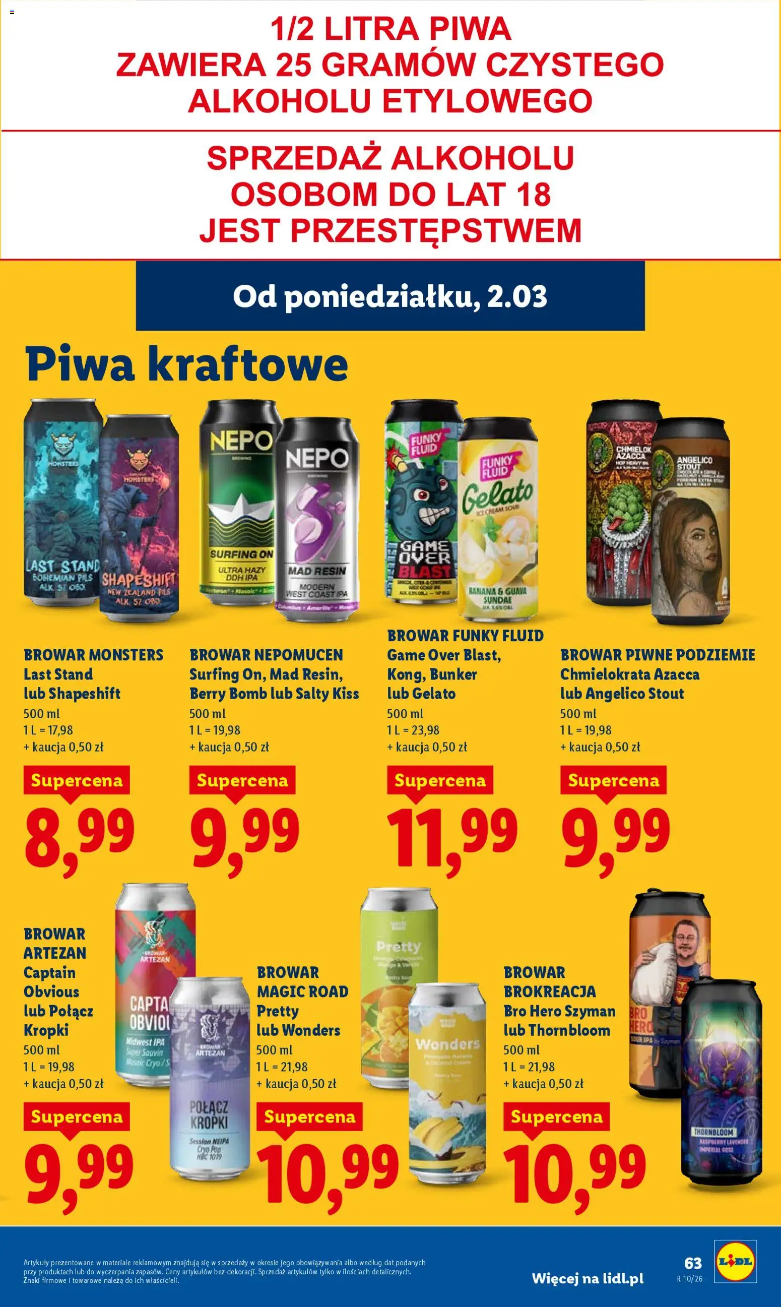 Lidl Polsko leták od 02.03.2026 | Strana: 63