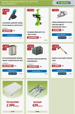Praktiker Akciós újság - amely érvényes a következő dátumtól: 06.11.2025 | Oldal: 13