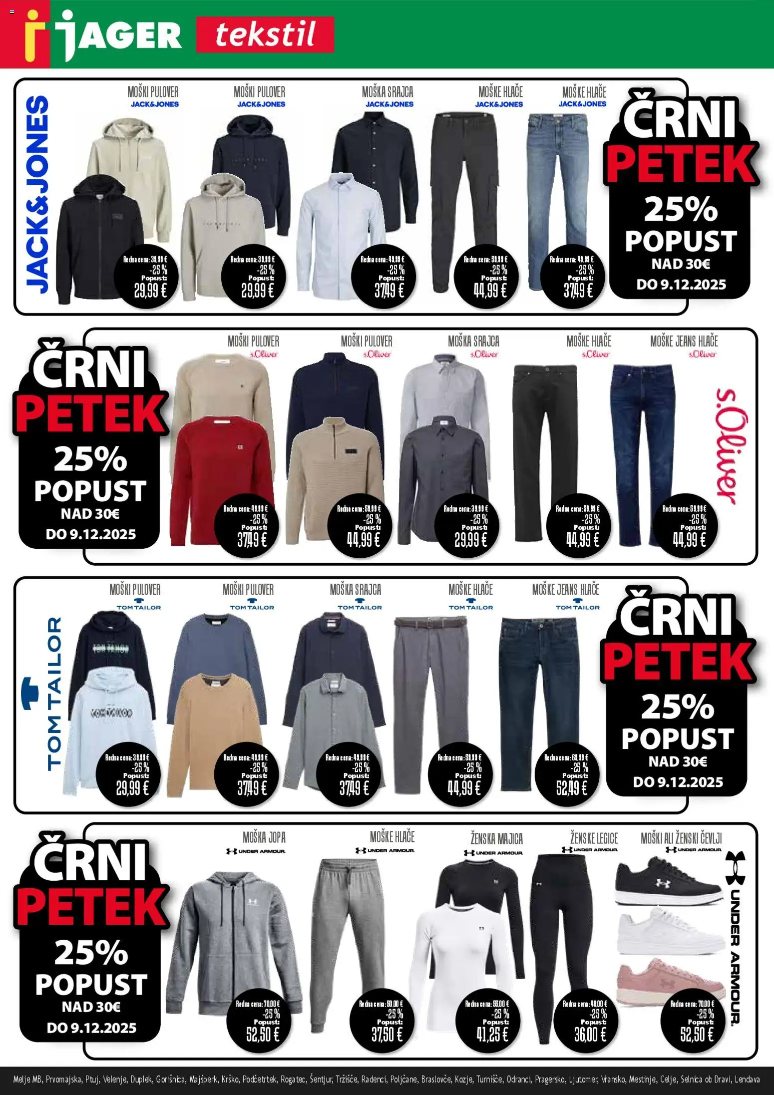 Novi Jager katalog ponudbe – veljaven od 27.11.2025 | Stran: 10 | Izdelki: Majica, Pulover, Hlace, Cevlji