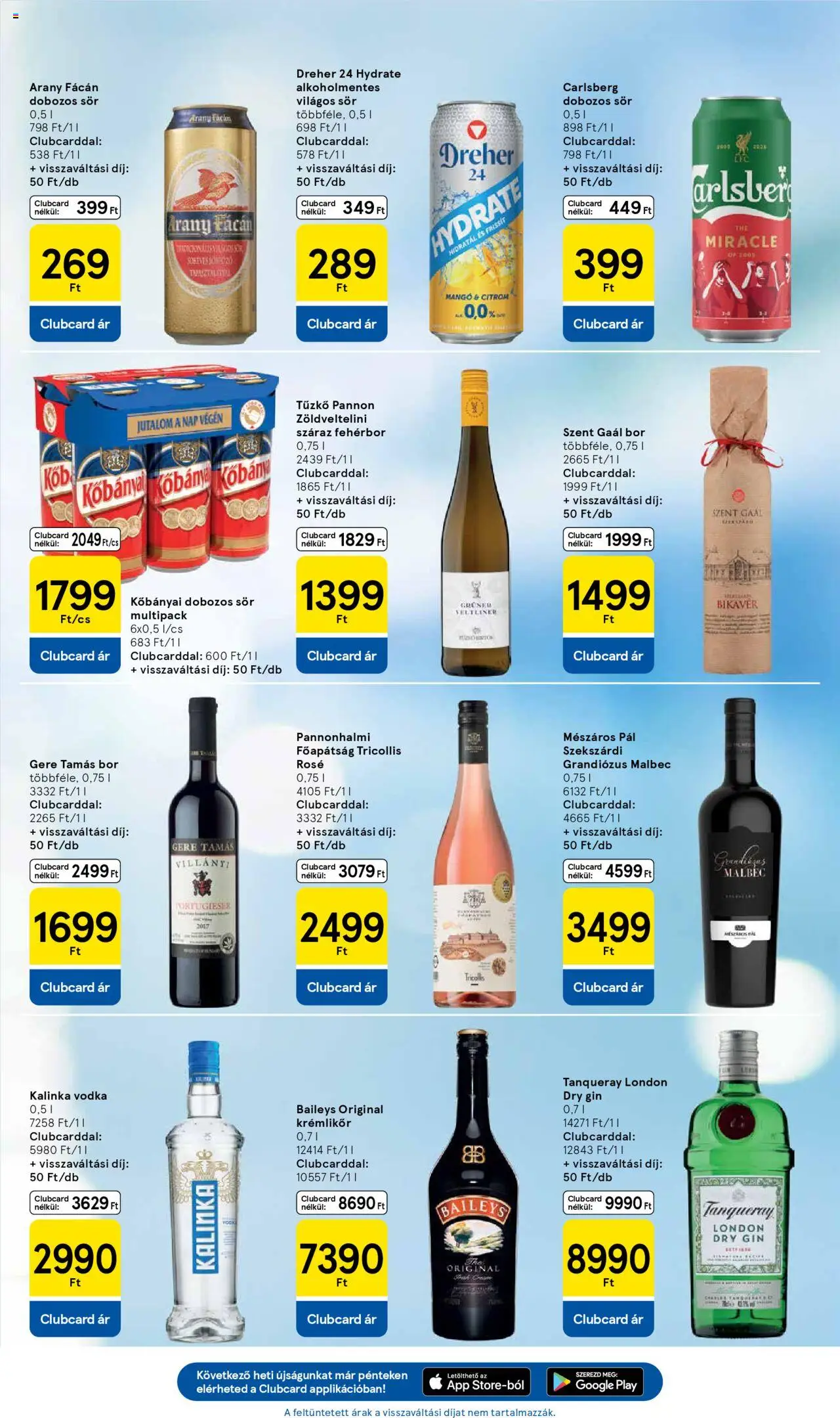 Tesco akciós ujság - amely érvényes a következő dátumtól: 18.09.2025 | Oldal: 25 | Termékek: Bor, Sör, Gin, Citrom