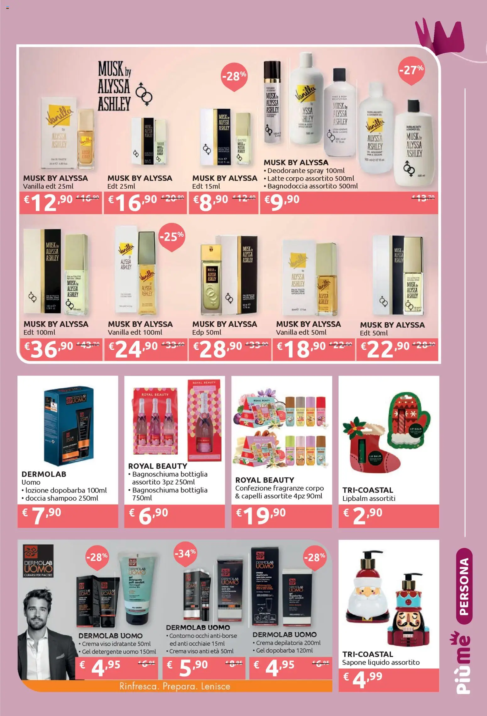 Volantino IperSoap del 01.12.2025 | Pagina: 21 | Prodotti: Lozione dopobarba, Crema depilatoria, Latte, Doccia