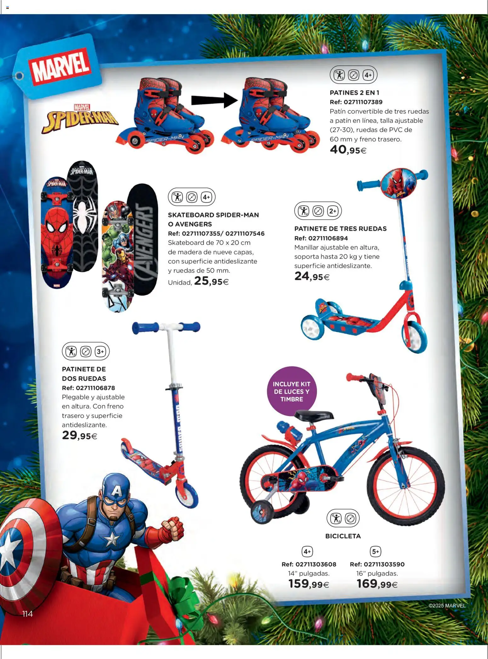 El Corte Inglés ofertas │ válido desde el 27.10.2025 | Página: 114 | Productos: Bicicleta, Patinete