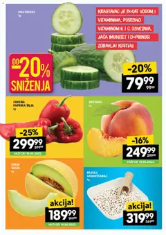 Idea katalog - važi od 12.06.2025 | Strana: 9 | Proizvode: Krastavac, Paprika, Breskva