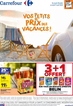 Carrefour - Prévisualisation de Carrefour catalogue Les petits prix des vacances valide à partir de 29.07.2025