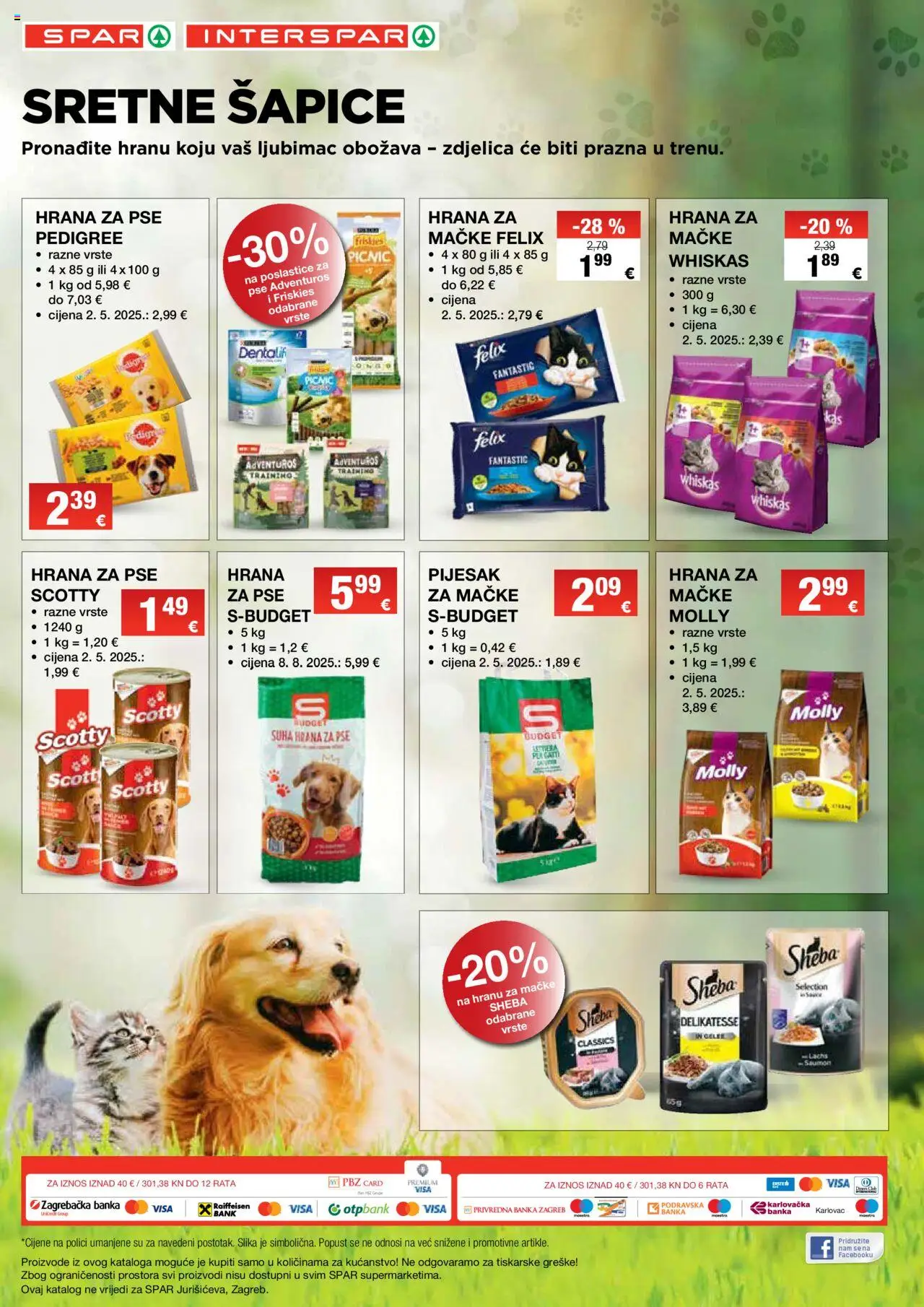 Spar katalog | vrijedi od 23.10.2025 | Stranica: 16 | Proizvodi: Whiskas, Hrana za pse, Suha hrana za pse