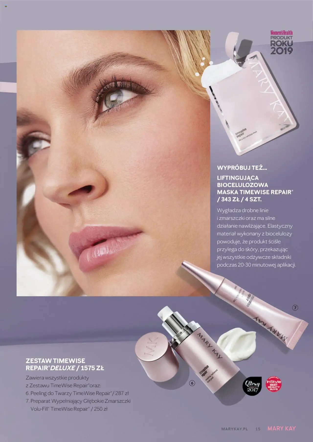 Mary Kay Katalog od 15.10.2025 | Strona: 15 | Produkty: Maska, Peeling
