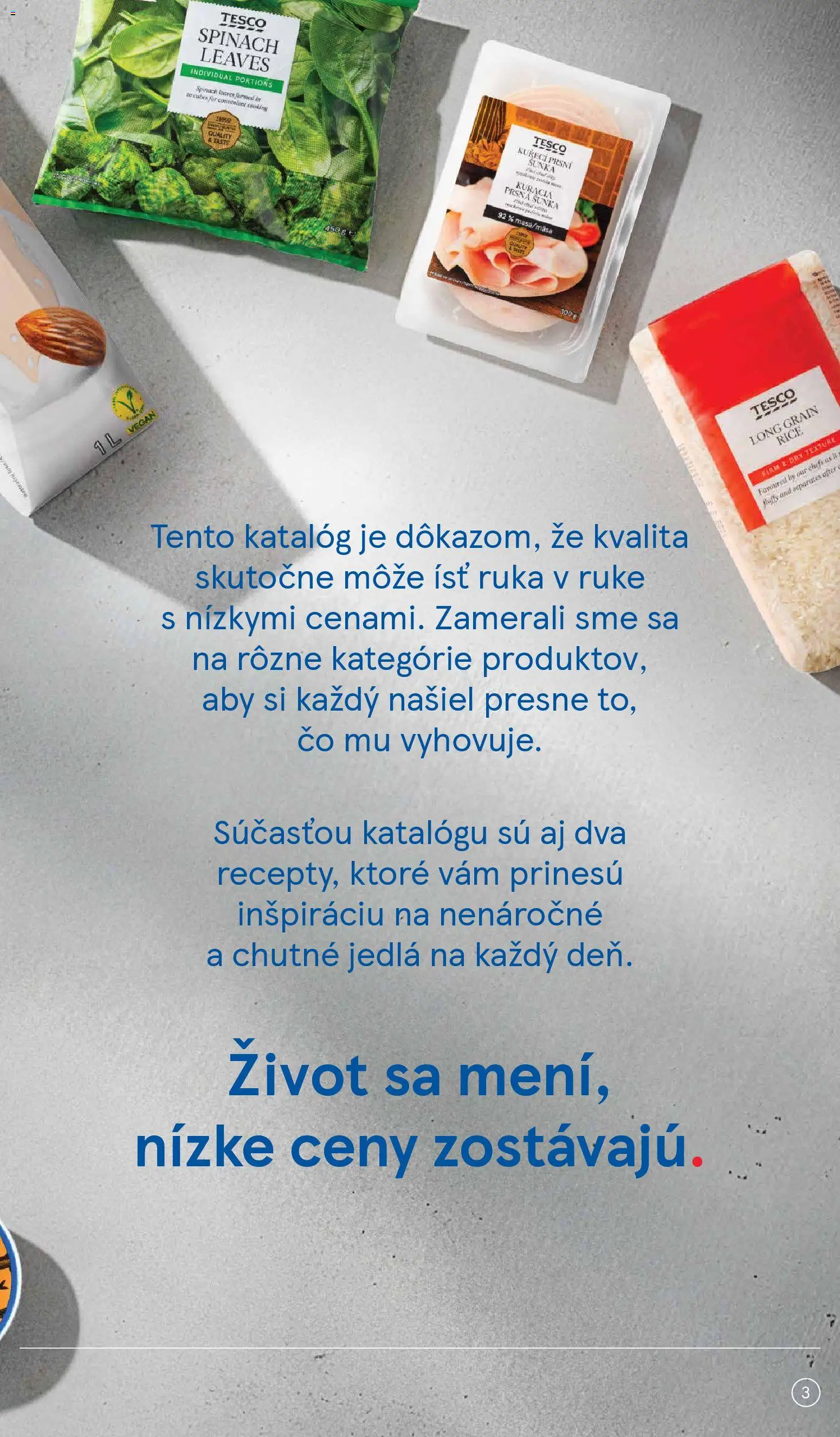 Nové Tesco akcie – leták je platný od 07.01.2026 | Strana: 3 | Produkty: Šunka
