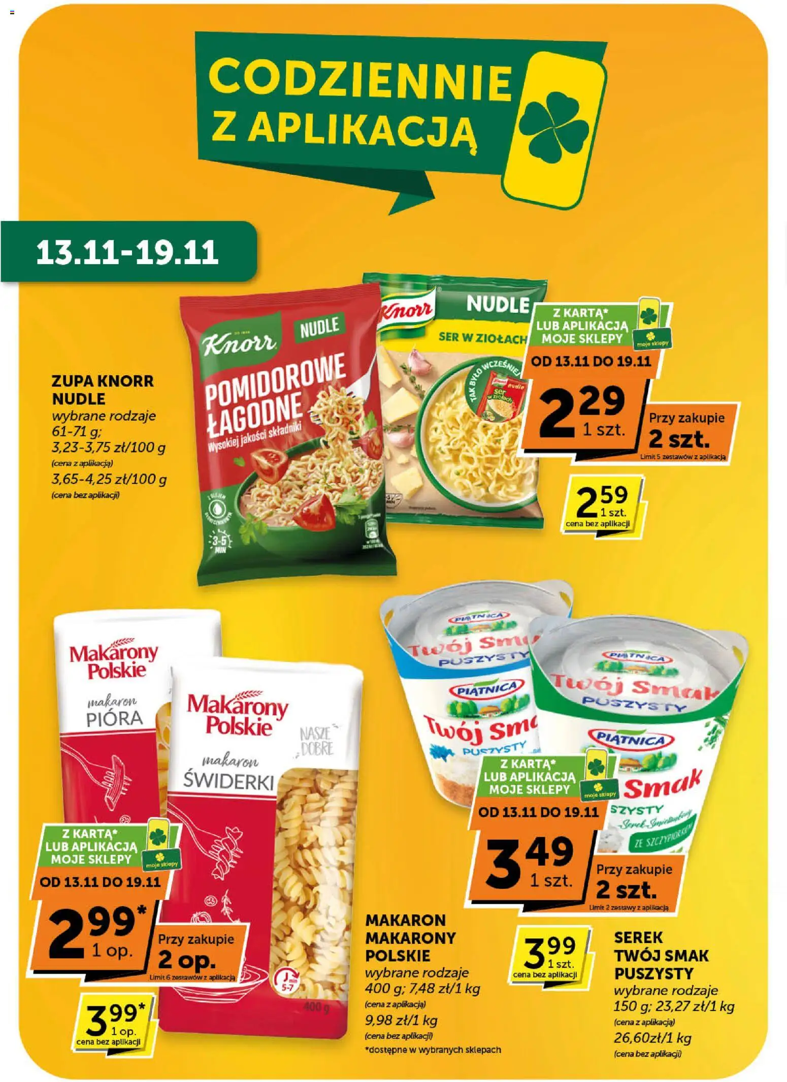 ABC Gazetka od 13.11.2025 | Strona: 6 | Produkty: Zupa, Ser, Makarony, Makaron