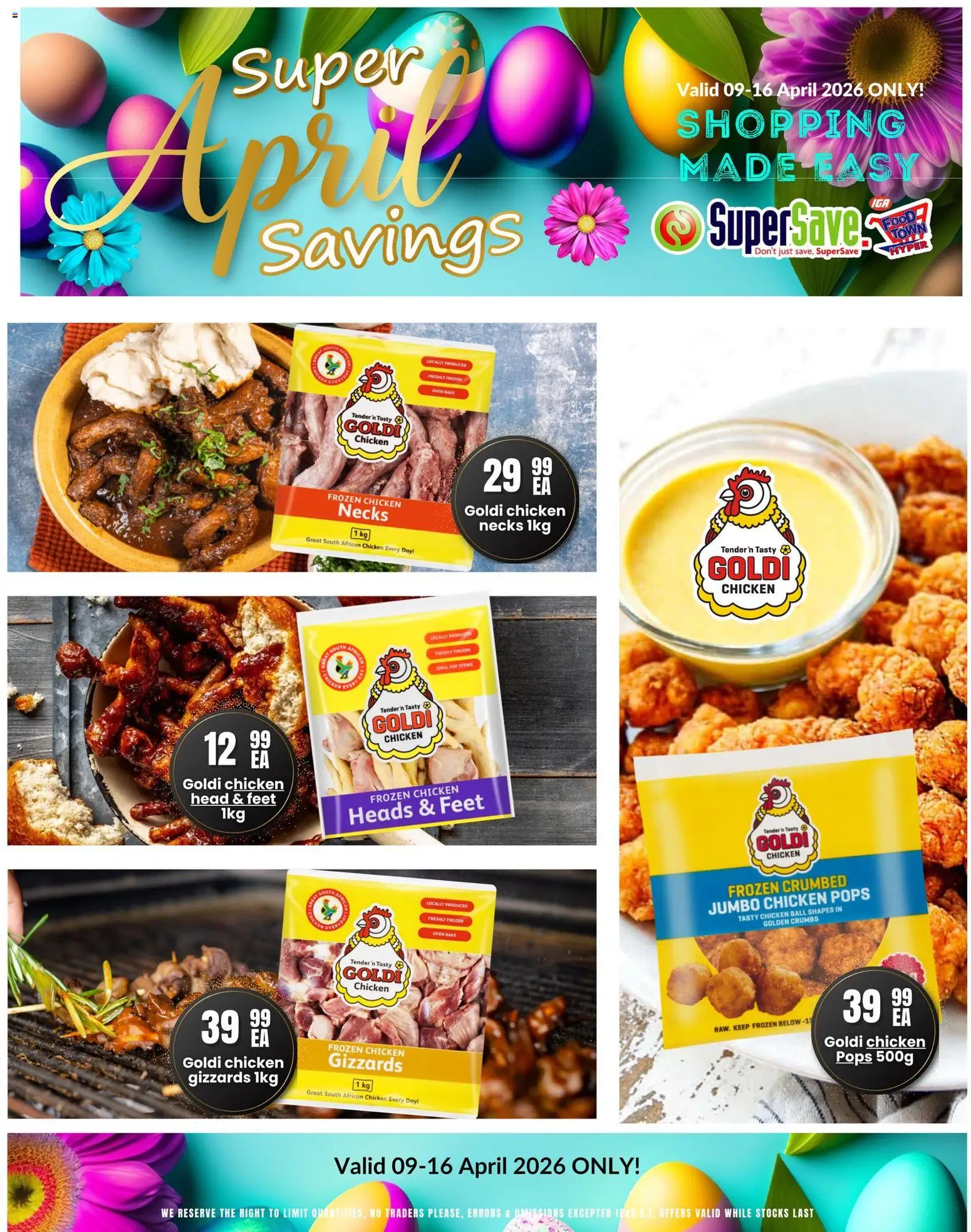 New Super Save catalogue – valid from 09.04.2026 | Page: 18 | Products: Oven, Chicken