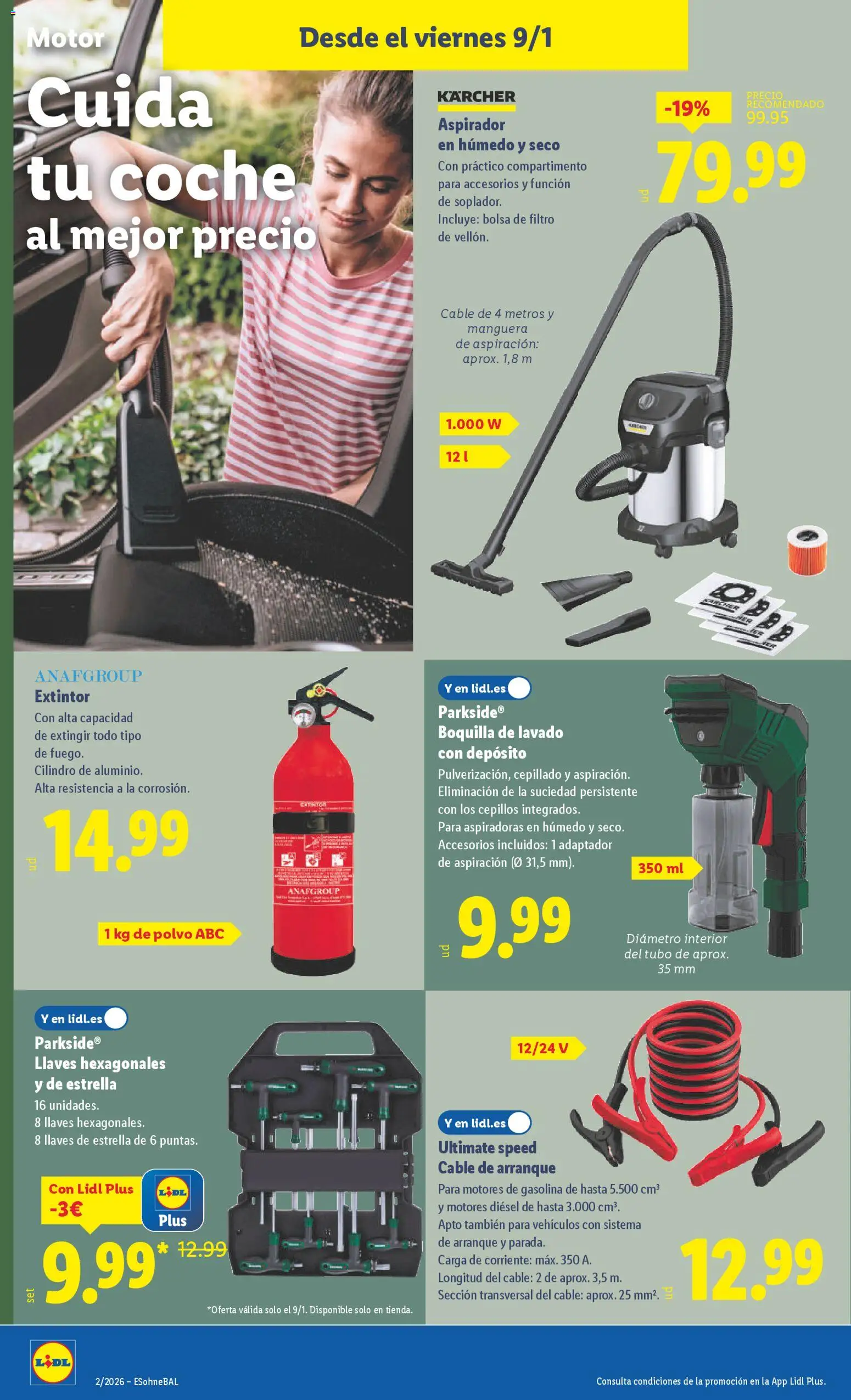 Lidl folleto de bazar │ válido desde el 05.01.2026 | Página: 14 | Productos: Manguera, Cable, Bolsa, Adaptador