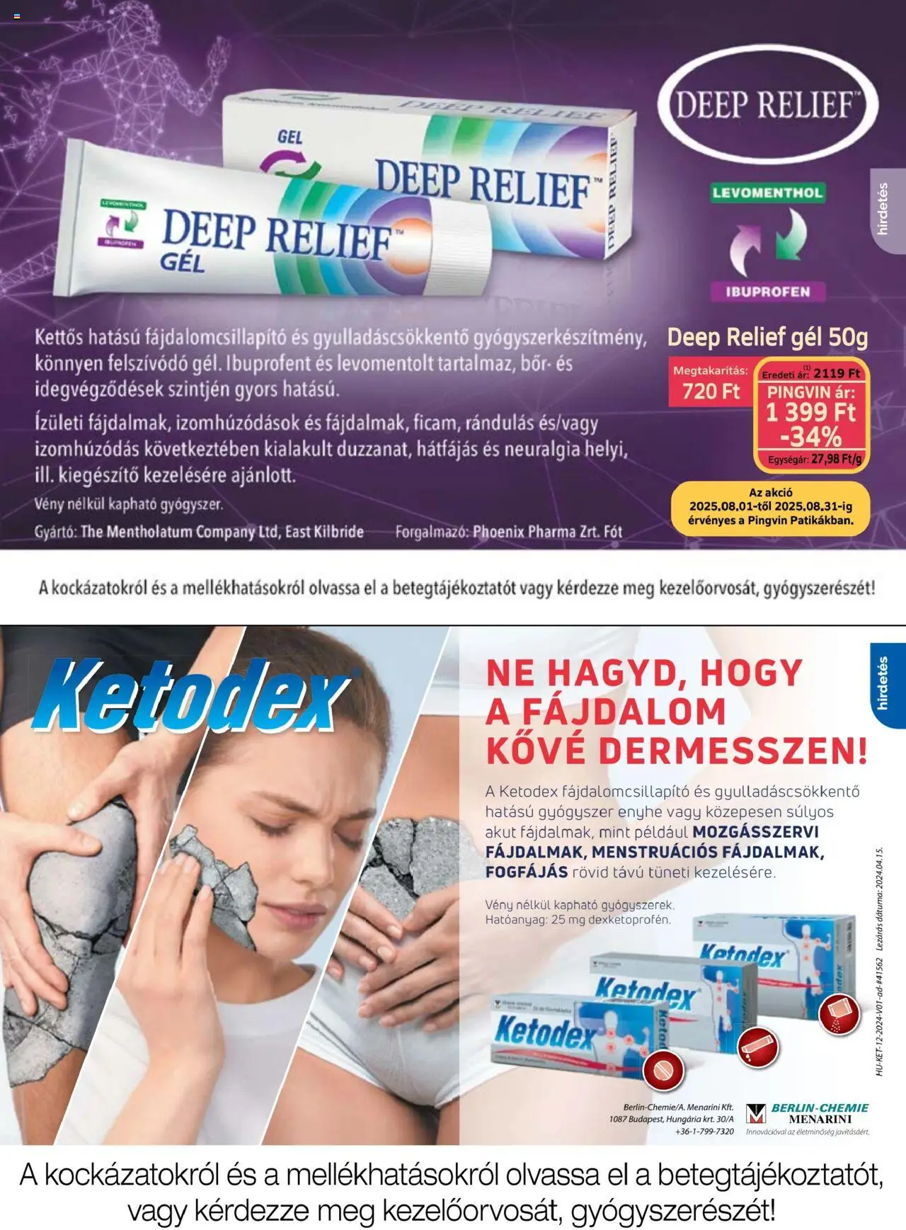 Pingvin Patika akciós ujság - amely érvényes a következő dátumtól: 01.08.2025 | Oldal: 21 | Termékek: Bor