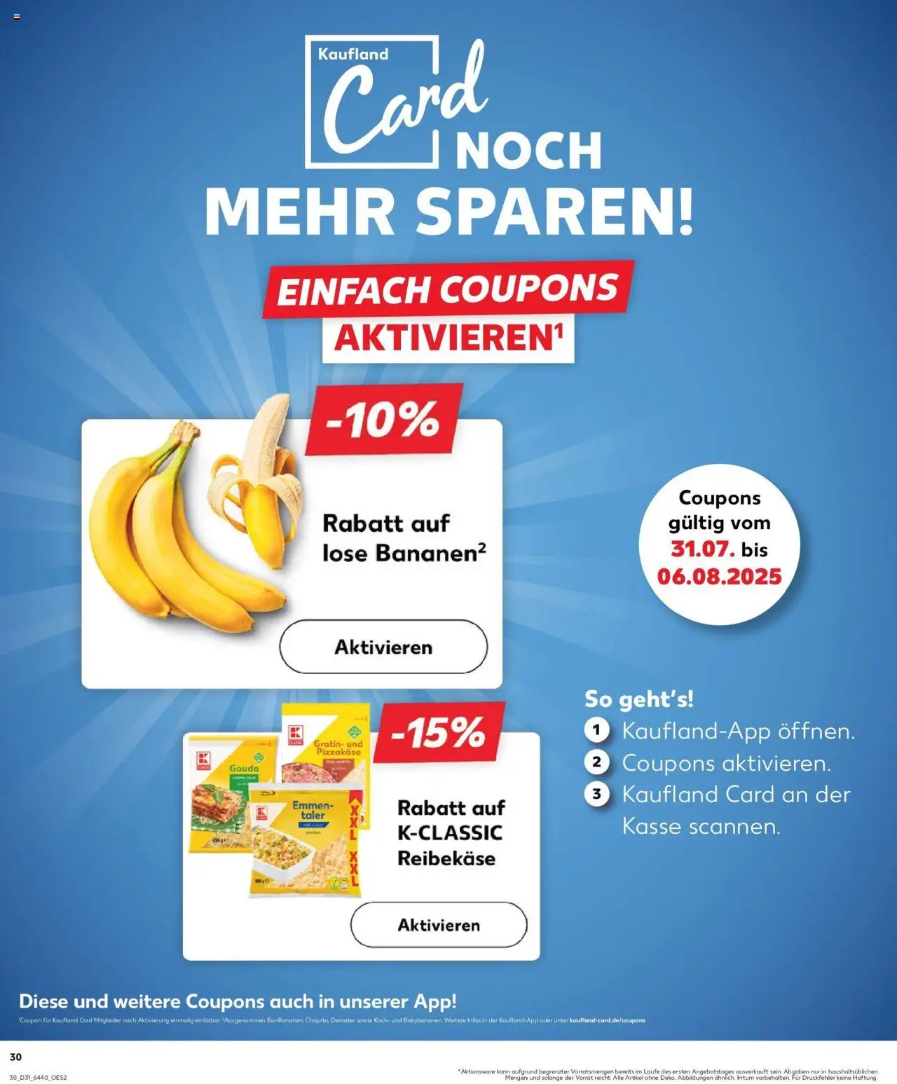 Kaufland prospekt Hanau	 - gültig ab dem 03.08.2025 | Seite: 5 | Produkte: Gouda, Bananen, Reibekase