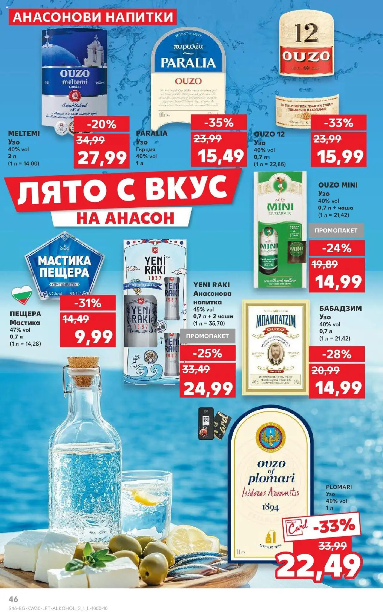  | Страница: 46 | Продукти: Чаша, Мастика, Узо, Напитка