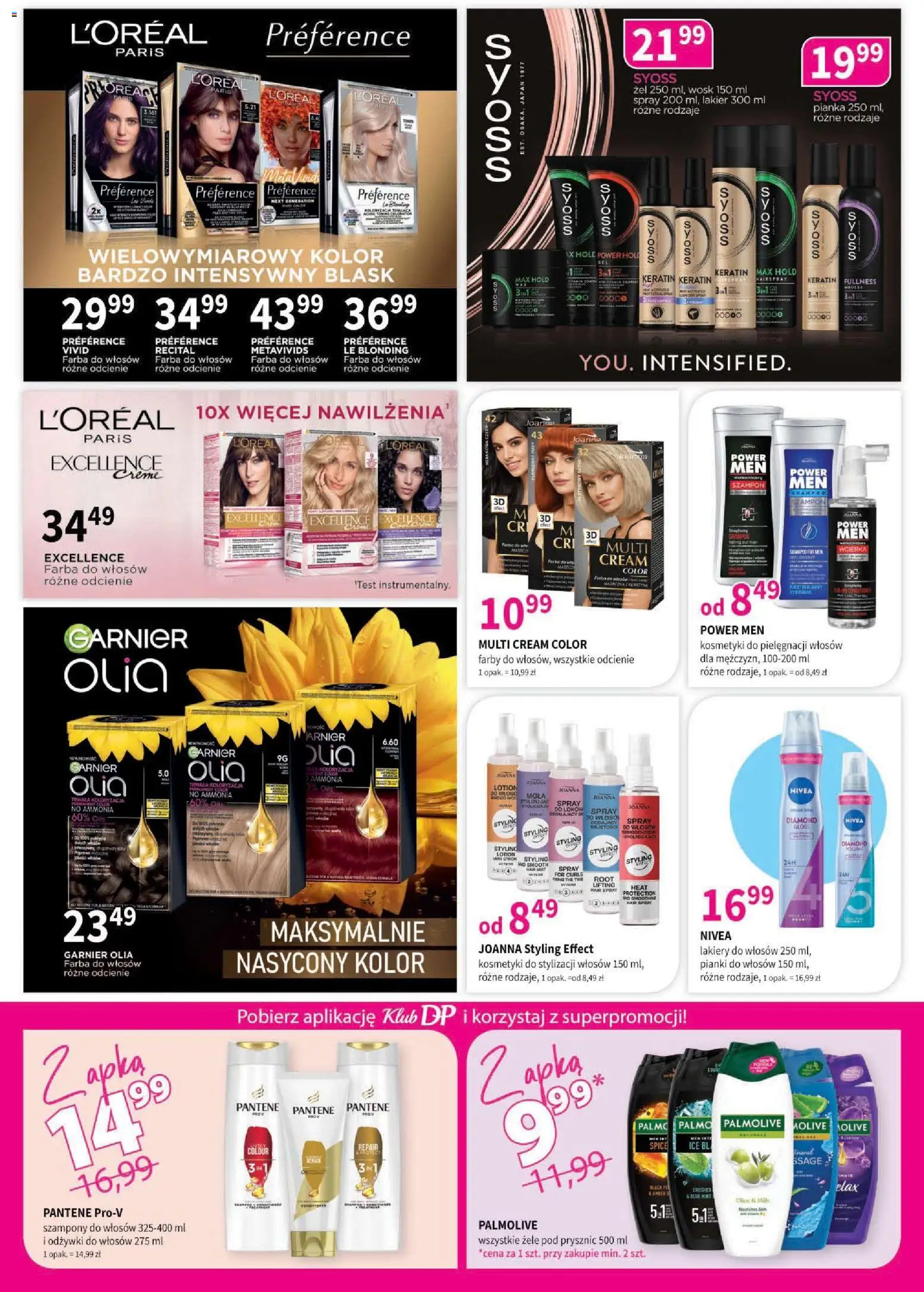 Drogerie Polskie gazetka od 09.03.2026 | Strona: 3 | Produkty: Farba do włosów, Pianki, Szampon, Lakiery