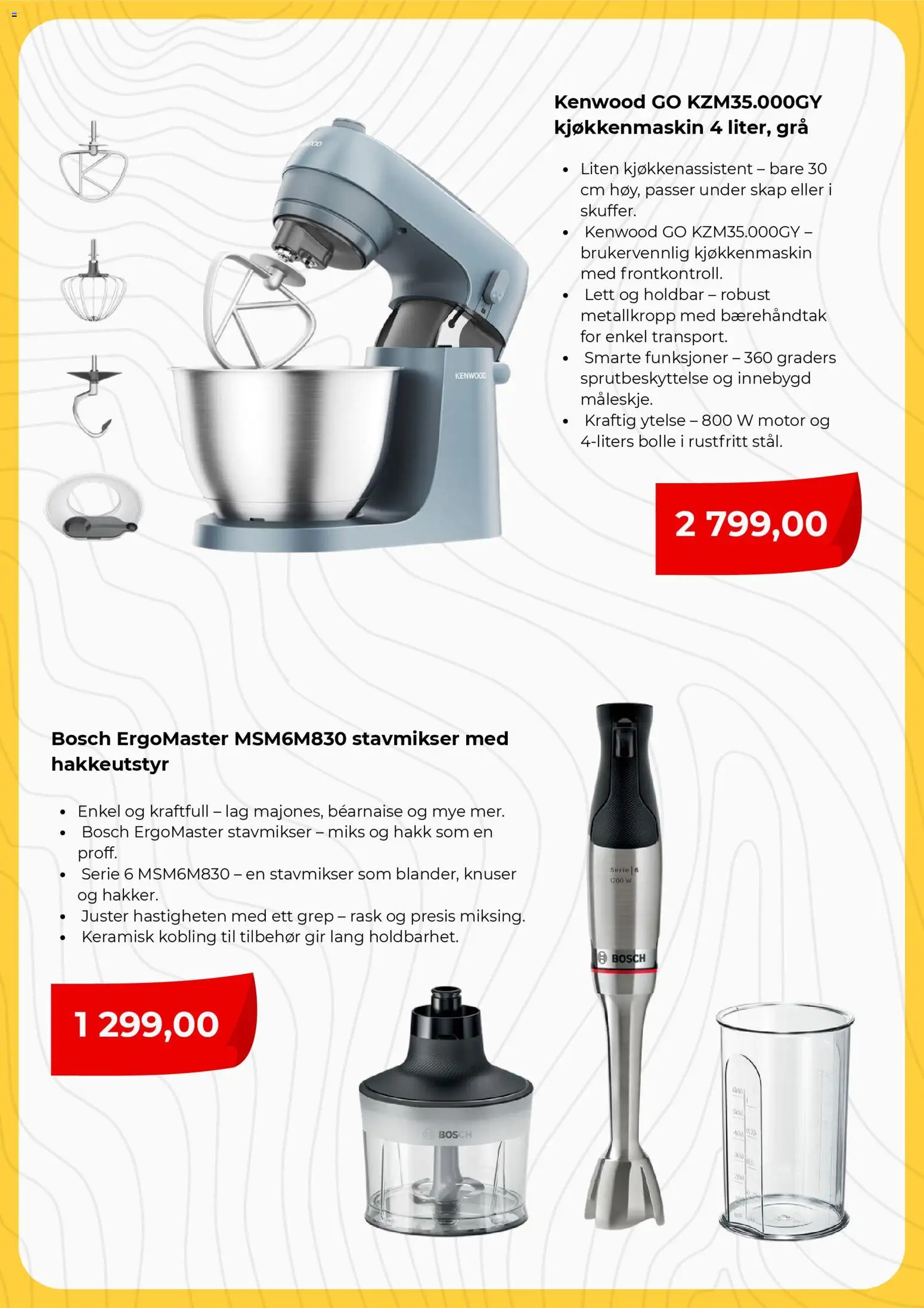 {H1} | Side: 4 | Produkter: Stavmikser, Kobling, Суміш дитяча, Kjøkkenmaskin