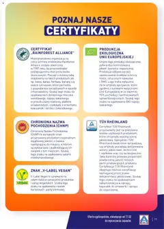 Pogląd oferty "Aldi Gazetka - Wielki test" - ważna od 17.02.2025 | Strona: 11 | Produkty: Czekolady, Salami, Banany, Owoce