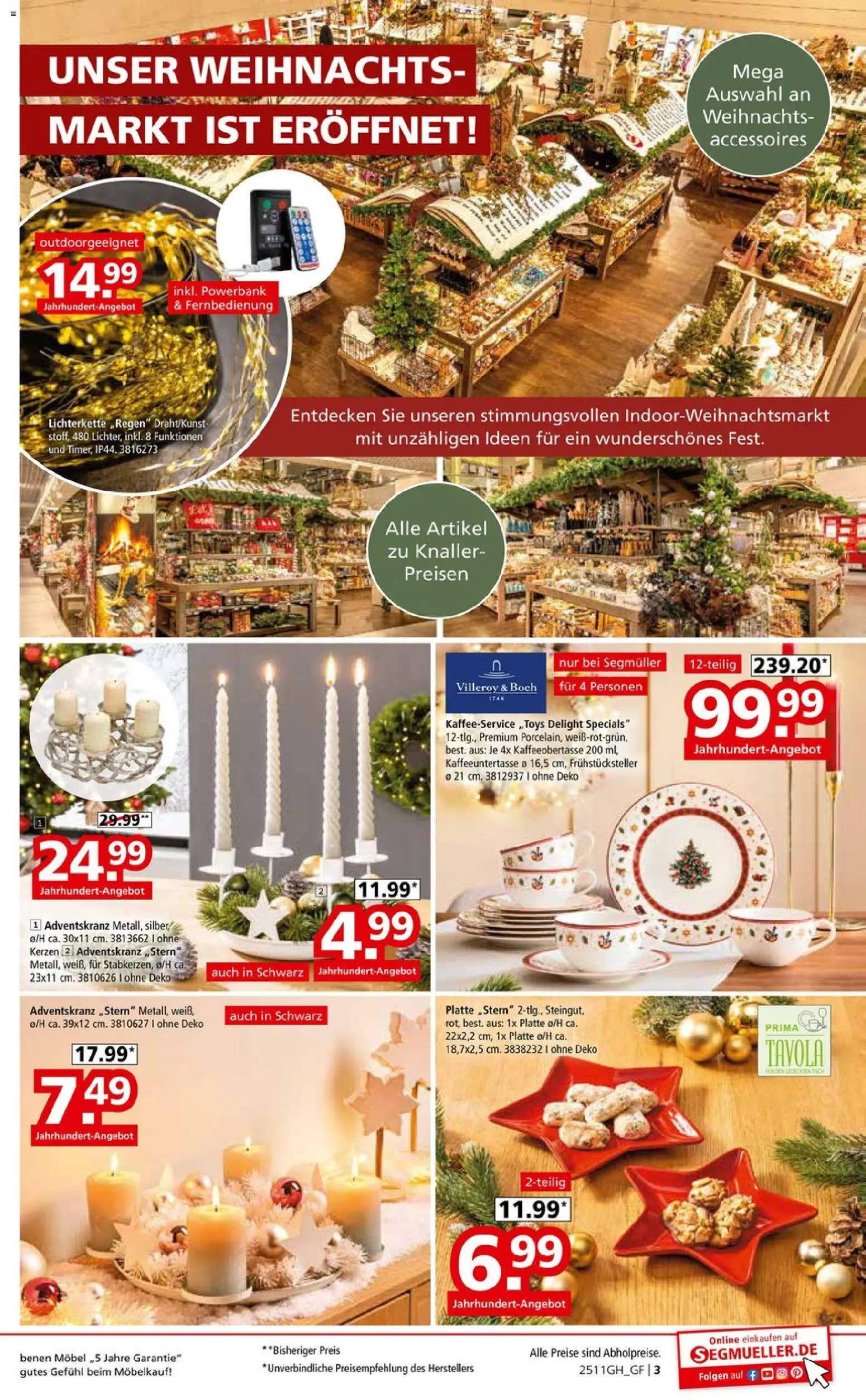 Segmüller Prospekt 	 – gültig ab 01.11.2025 | Seite: 3 | Produkte: Powerbank