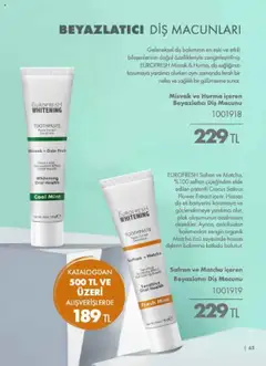 Farmasi Katalog - 01.08.2025 tarihinden itibaren geçerlidir | Sayfa: 65 | Ürünler: Diş macunu, Hurma