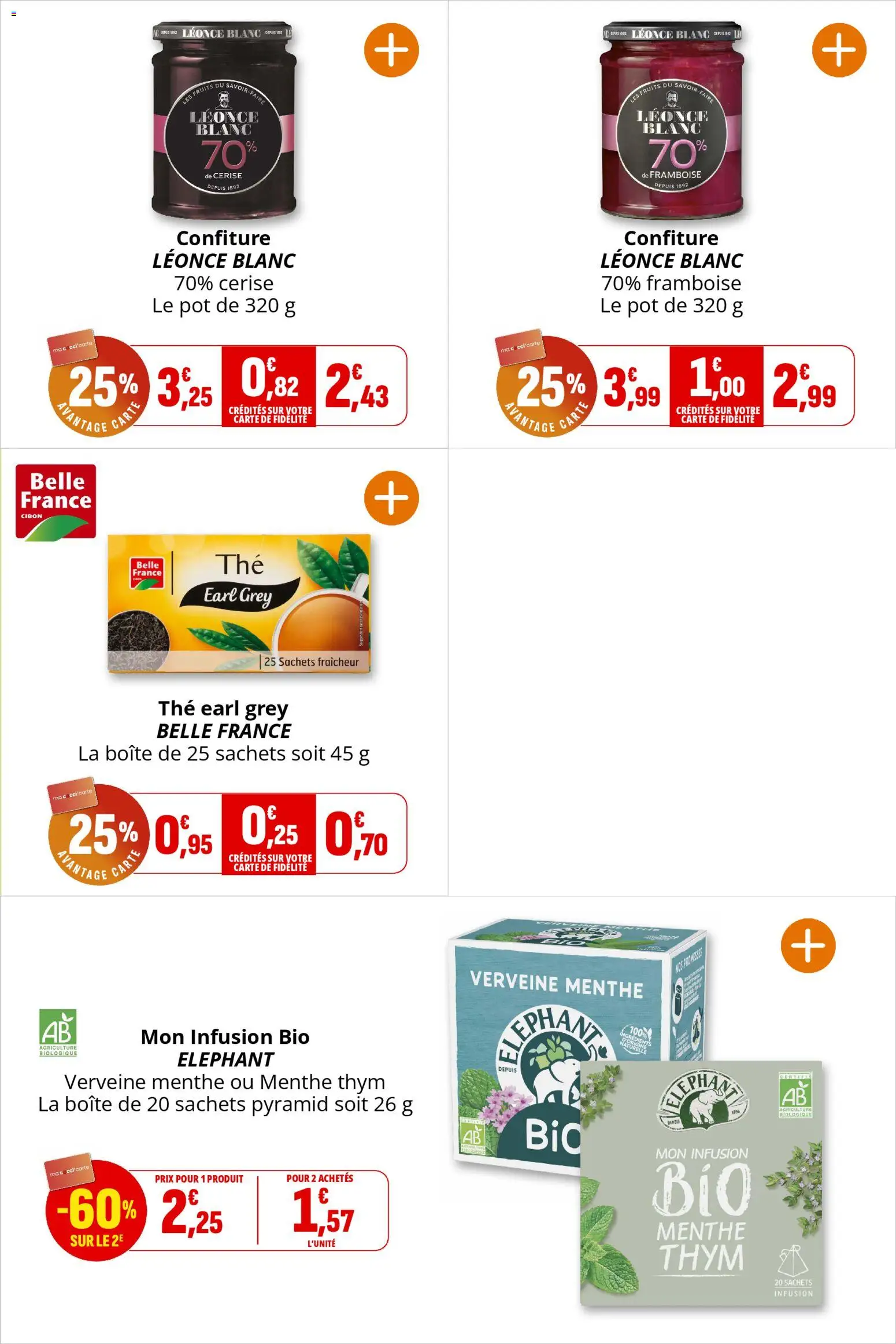 {H1} | Page: 22 | Produits: Framboise, Menthe, Infusion, Thé