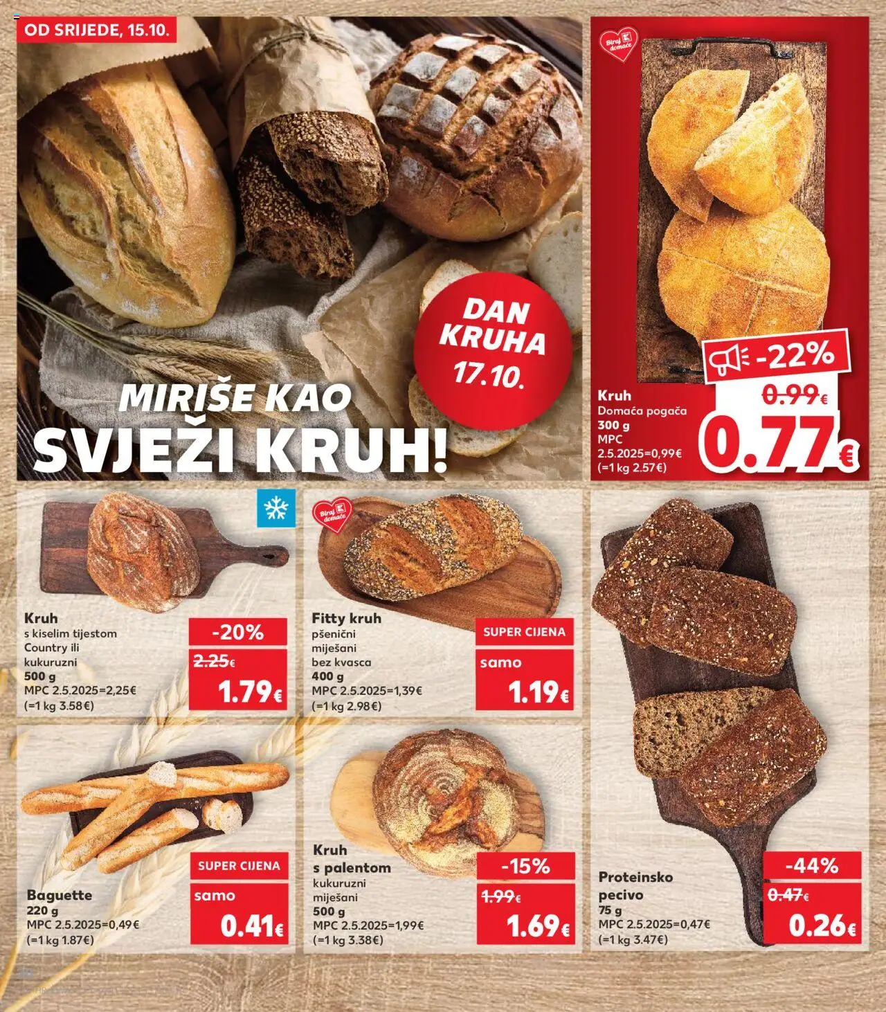 Kaufland katalog | vrijedi od 15.10.2025 | Stranica: 20 | Proizvodi: Kruh, Pecivo
