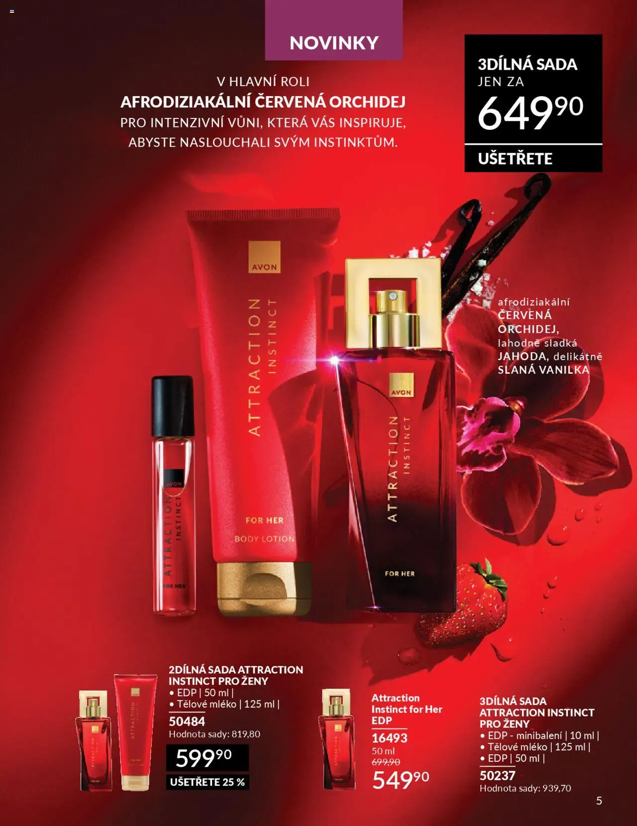 Avon katalog 9/2025 od 01.09.2025 | Strana: 5 | Produkty: Tělové mléko, Orchidej, Mléko, Body