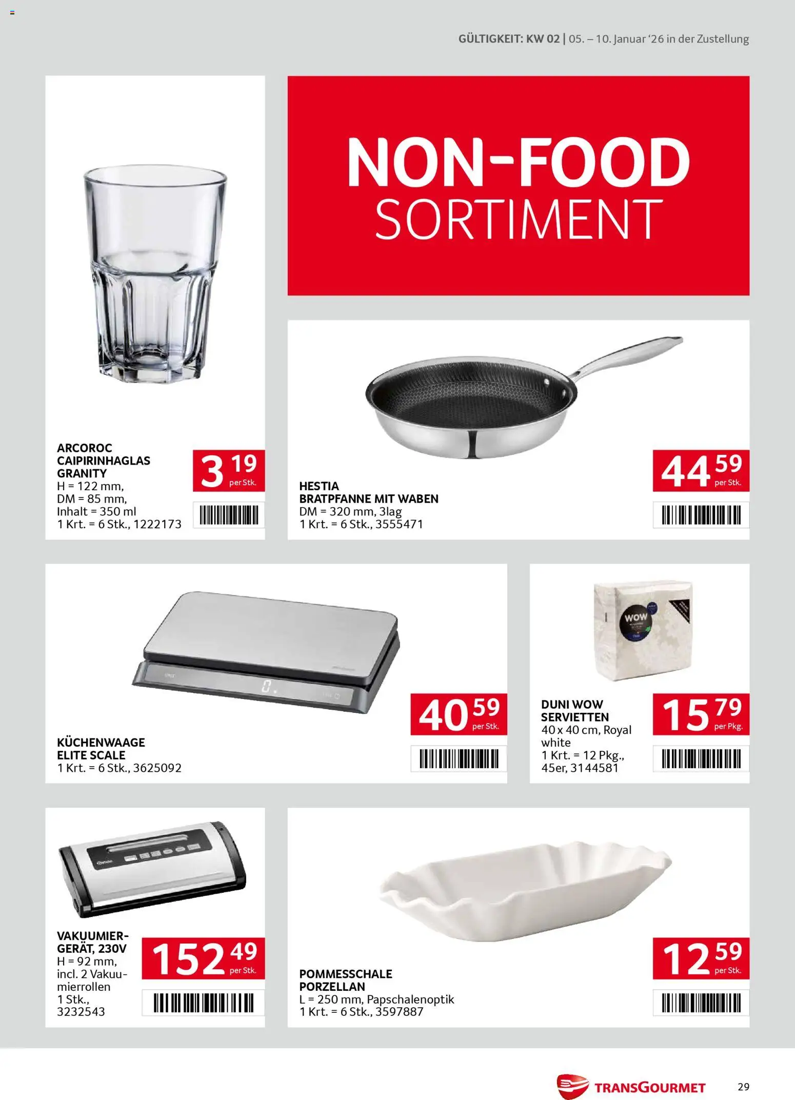 Transgourmet Zustellaktion gültig ab 05.01.2026 | Seite: 29