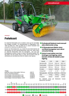 Forhåndsvisning av Felleskjøpet Avant maskiner og redskap gyldig fra 01.05.2025 | Side: 73 | Produkter: Vekt, Børste