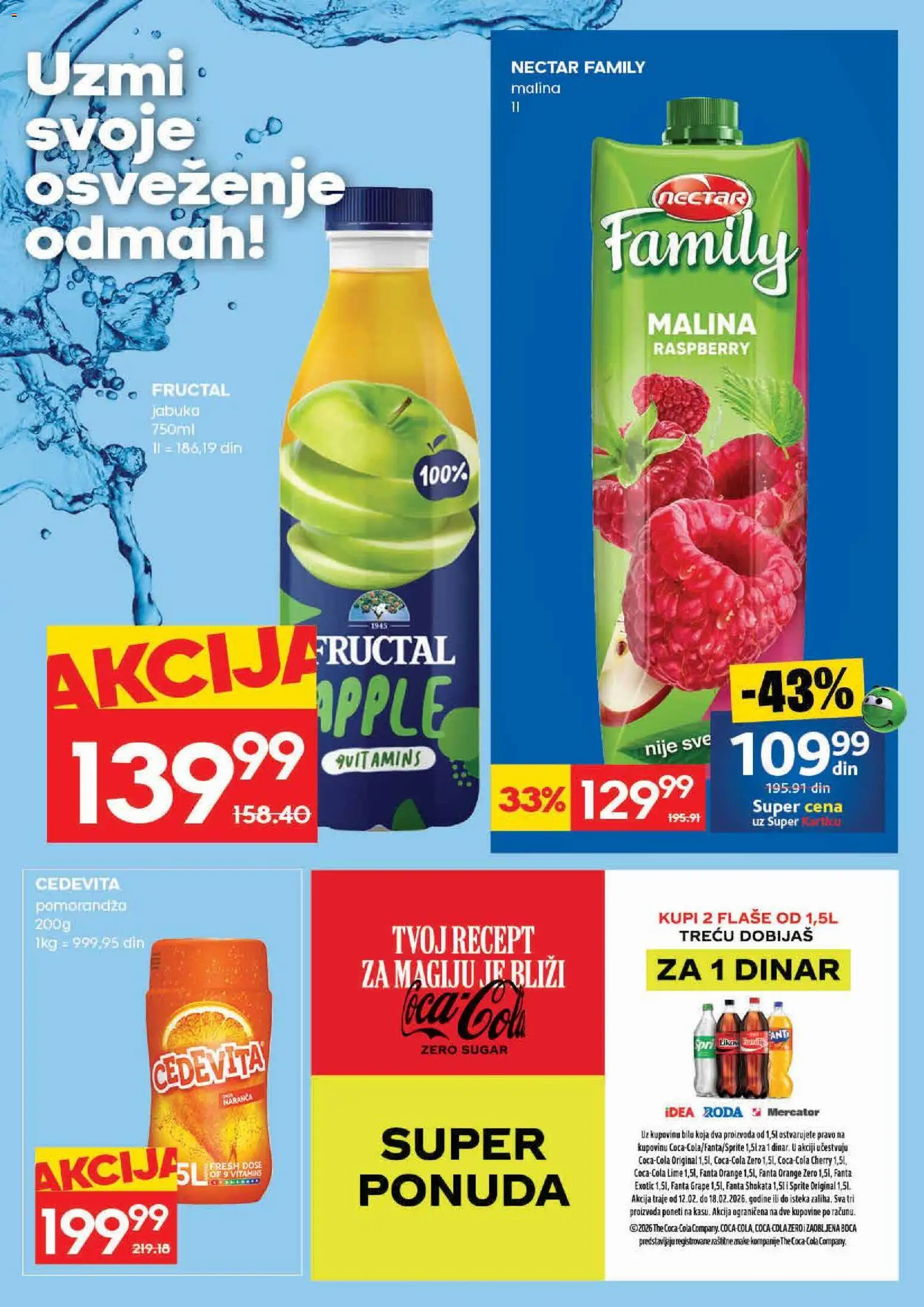 Roda katalog - važi od 16.04.2026 | Strana: 25 | Proizvode: Cedevita, Pomorandza, Malina