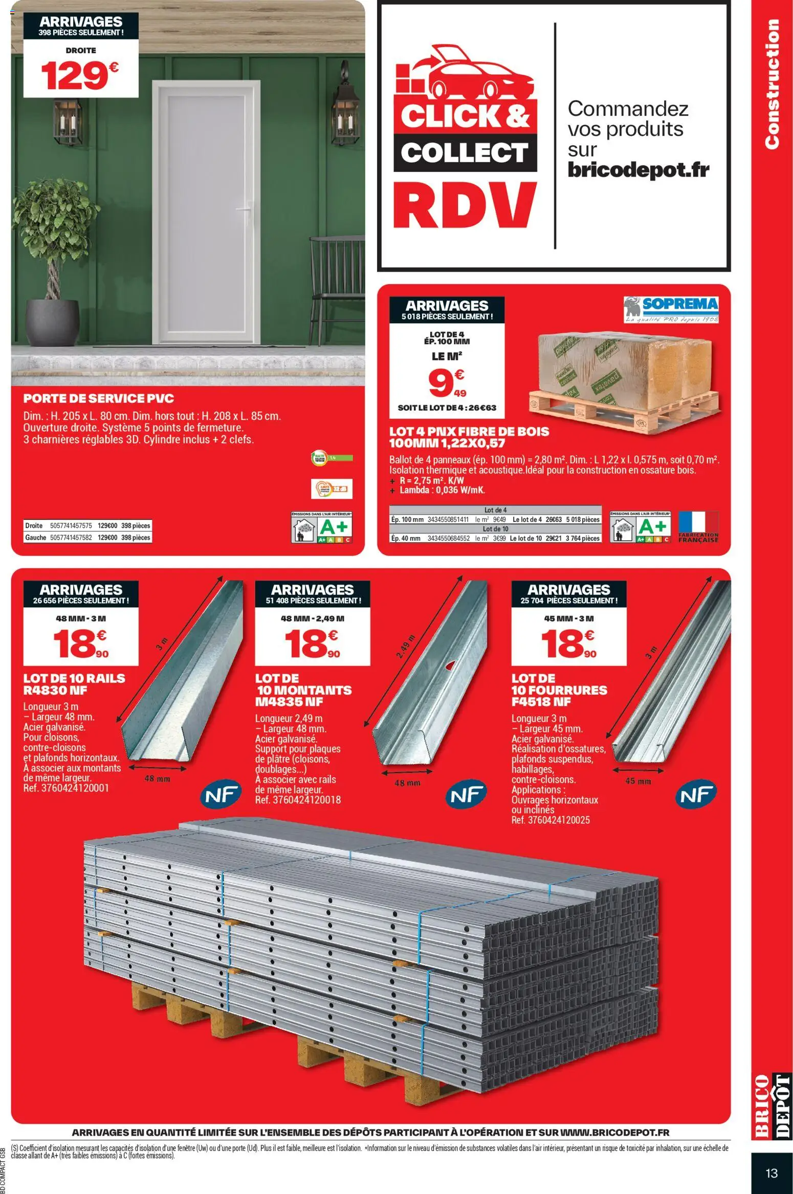 {H1} | Page: 13 | Produits: Plâtre, Porte