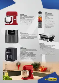 Euronics Karácsony katalógus - amely érvényes a következő dátumtól: 09.12.2025 | Oldal: 2 | Termékek: Kontakt grill, Grill, Robotgép