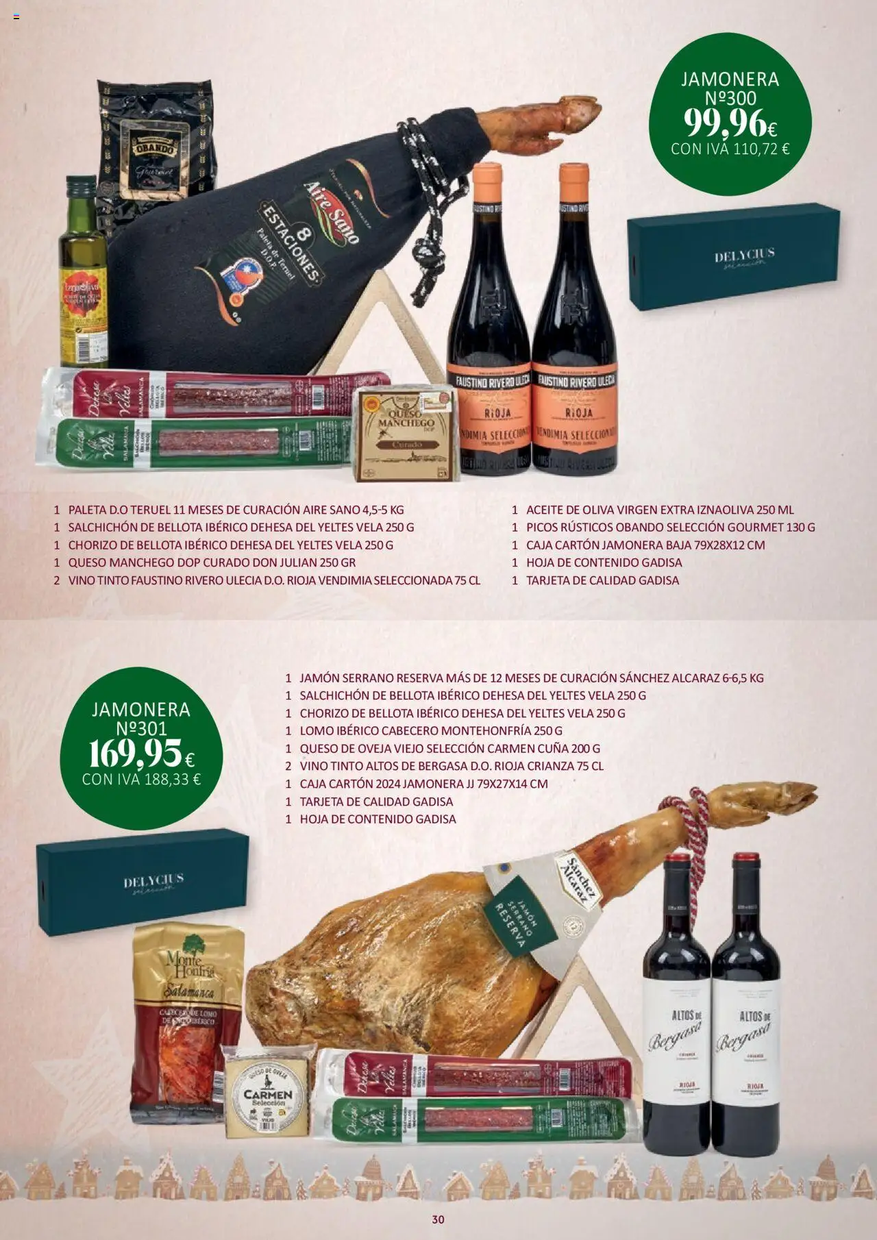 Gadis folleto │ válido desde el 16.10.2025 | Página: 30 | Productos: Queso de oveja, Jamón, Vino, Caja