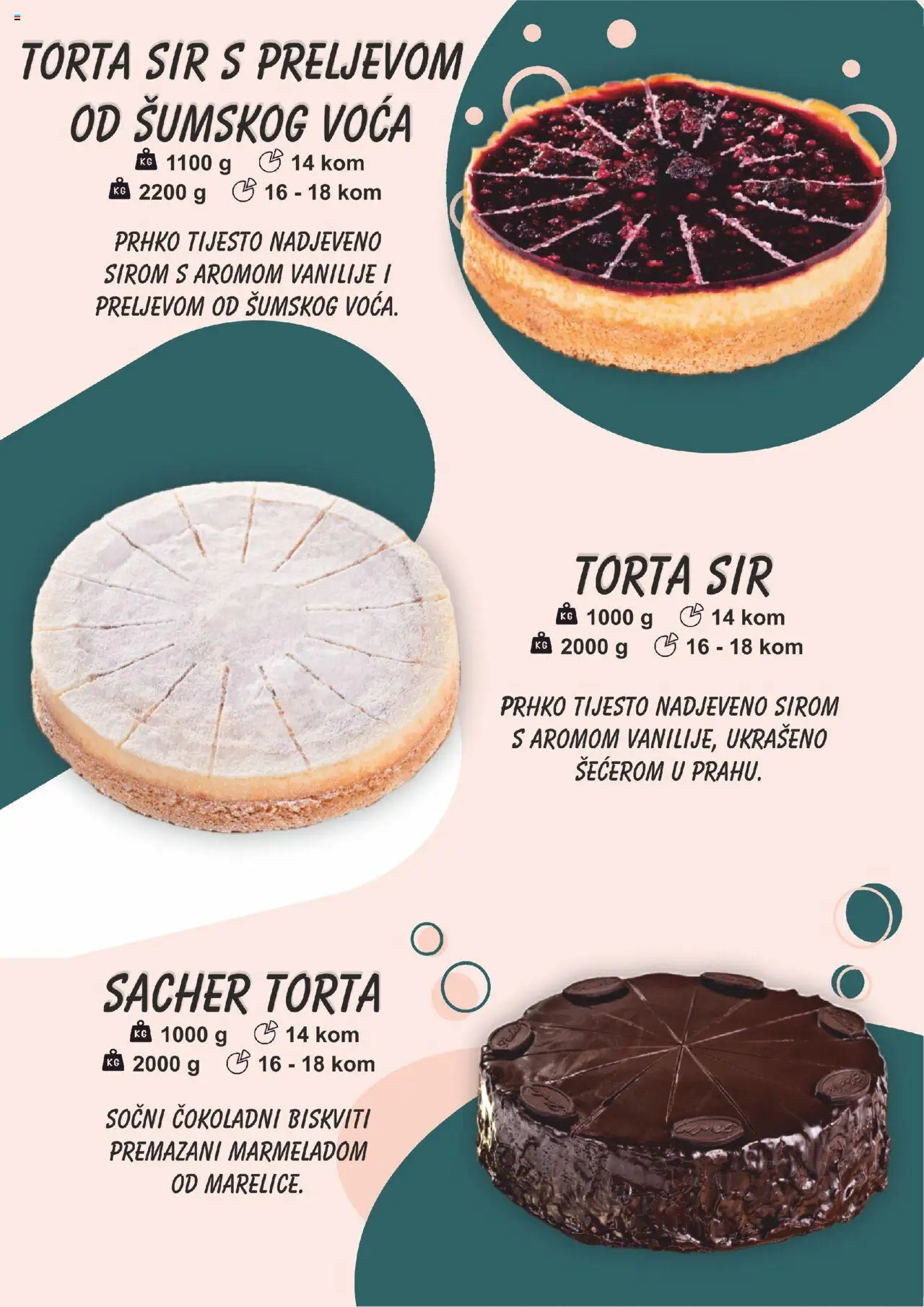 Boso katalog | vrijedi od 01.01.2025 | Stranica: 7 | Proizvodi: Sir, Torta