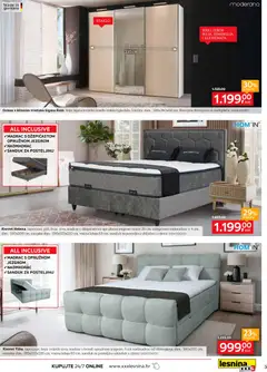 Vaša oaza opuštanja Lesnina - Pregled kataloga iz trgovine Lesnina, vrijedi od 03.11.2025 | Stranica: 3 | Proizvodi: Krevet, Ormar, Rasvjeta, Nadmadrac