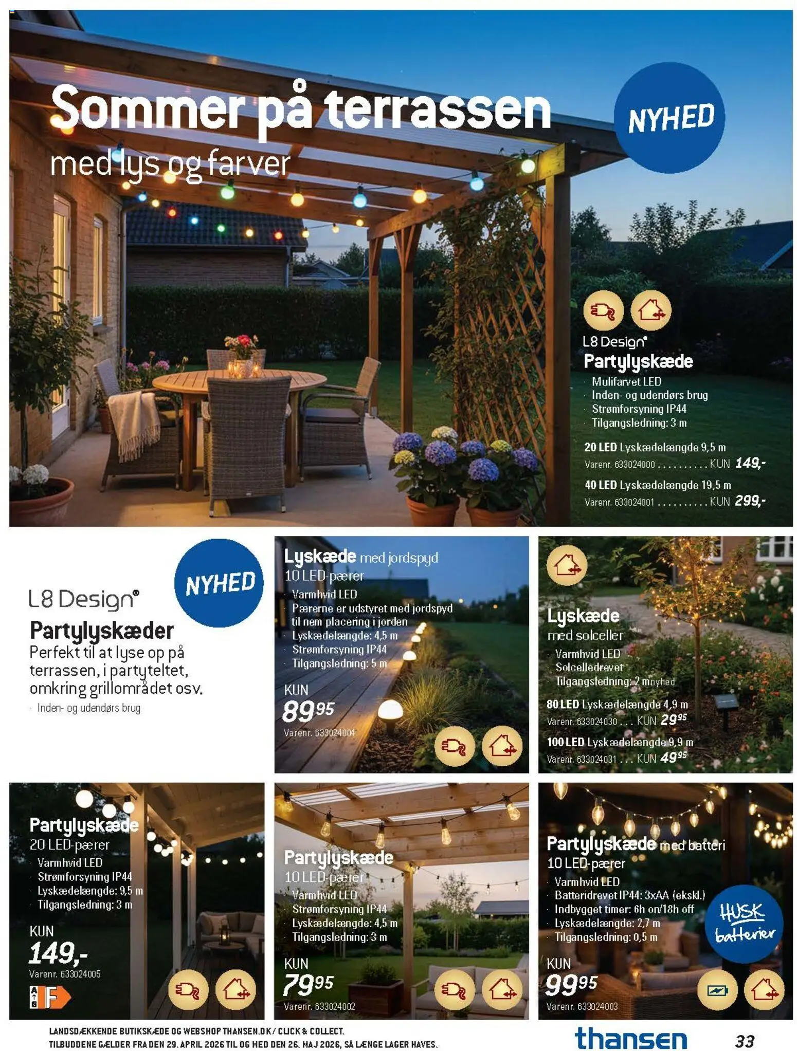 Thansen tilbudsavis – gyldig fra 29.04.2026 | Side: 24 | Produkter: Batterier, Batteri