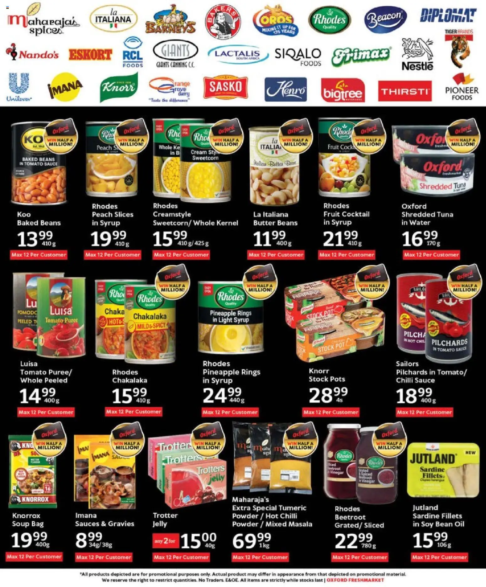 New Oxford Freshmarket catalogue – valid from 12.11.2025 | Page: 9 | Products: Vinegar, Tomato sauce, Sauce, Peach