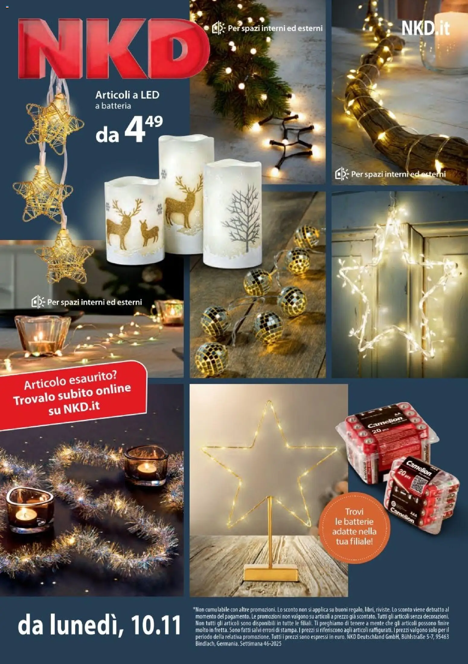 Volantino NKD del 10.11.2025 | Pagina: 4 | Prodotti: Batteria, Batterie