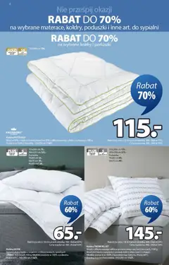 Pogląd oferty "JYSK Gazetka" - ważna od 14.01.2026 | Strona: 2 | Produkty: Torba, Poduszka, Kołdra