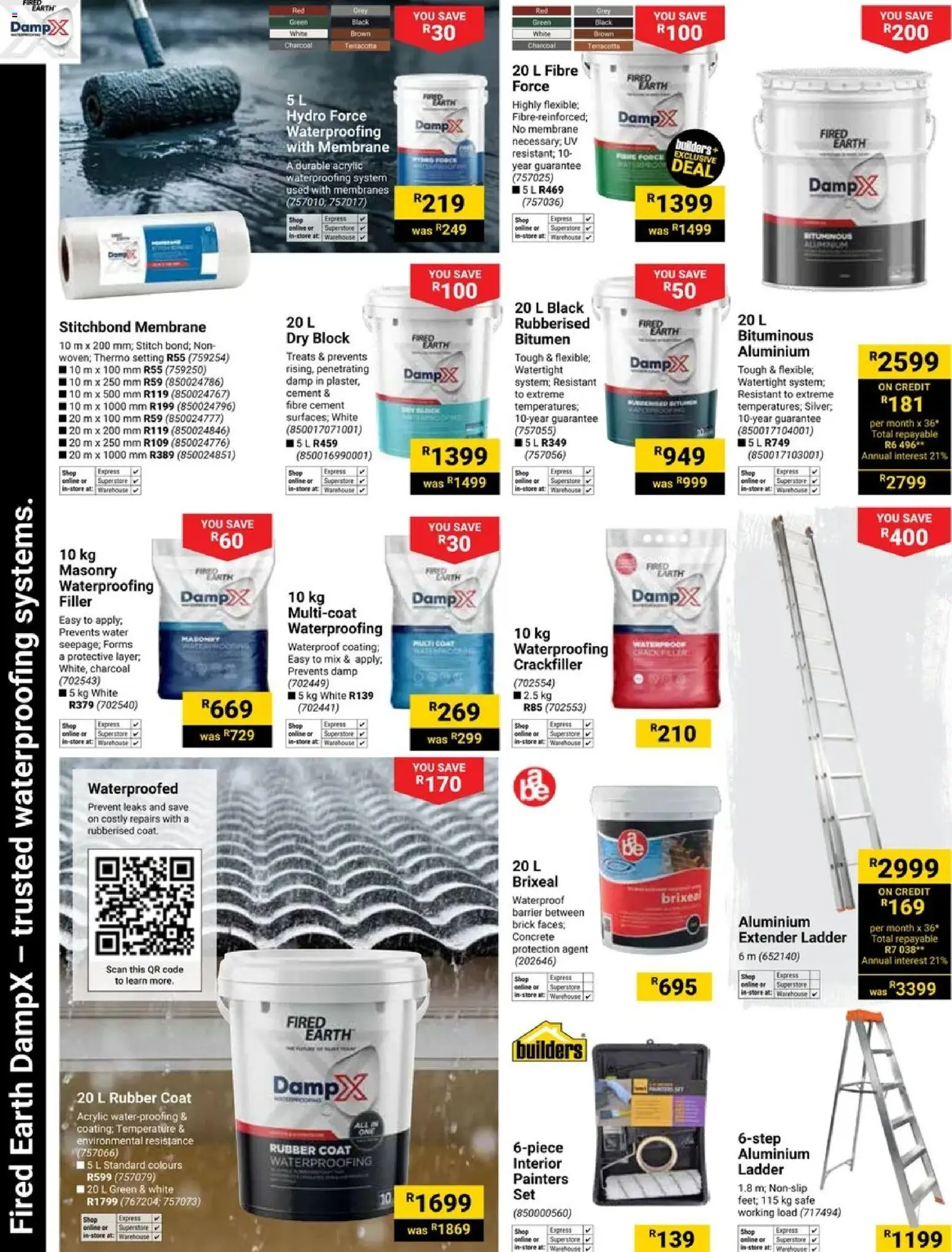 New Builders catalogue – valid from 28.10.2025 | Page: 12 | Products: Coat, Broom, Water, Cement
