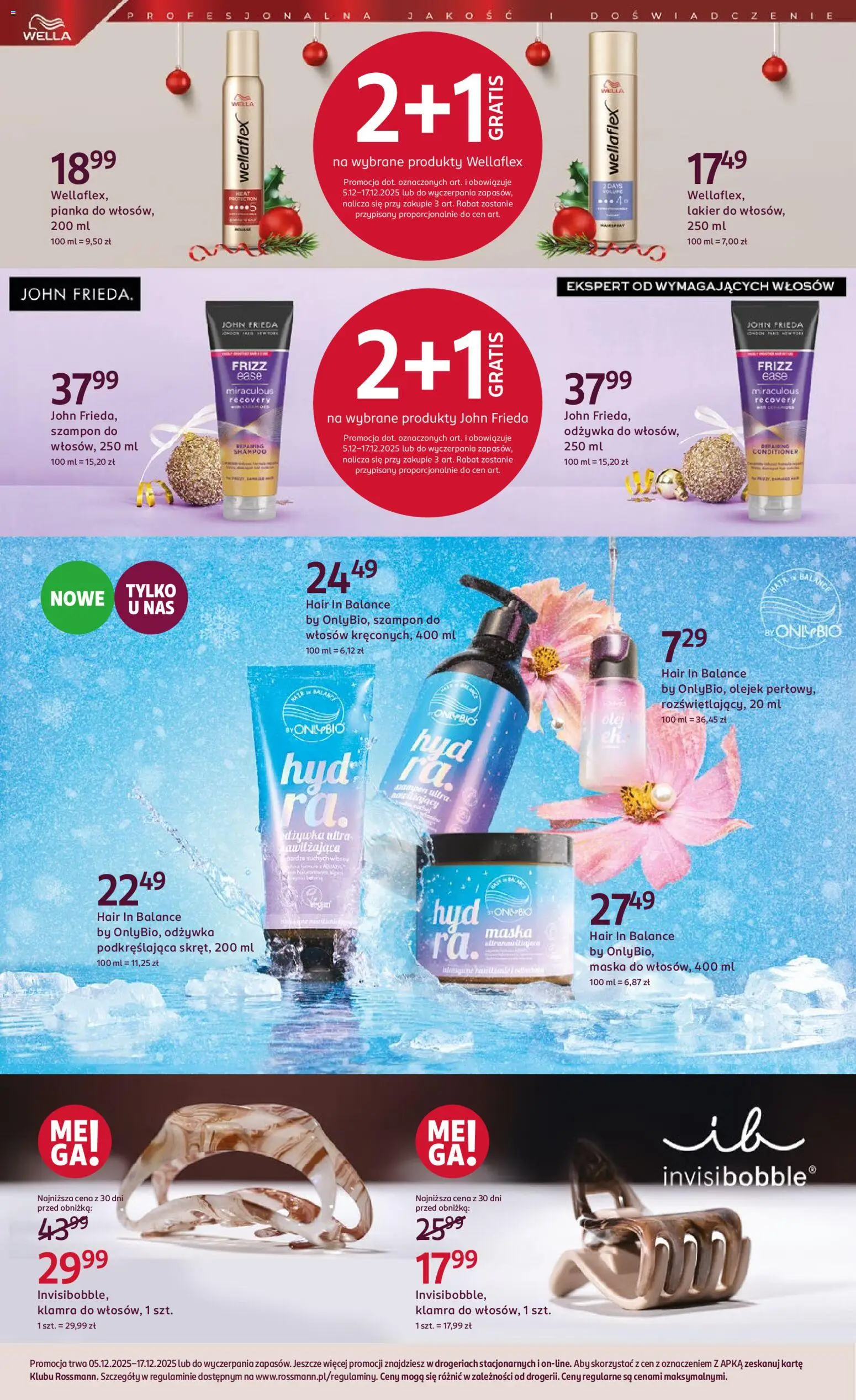 Rossmann Gazetka od 05.12.2025 | Strona: 21 | Produkty: Olej, Szampon, Odżywka, Maska