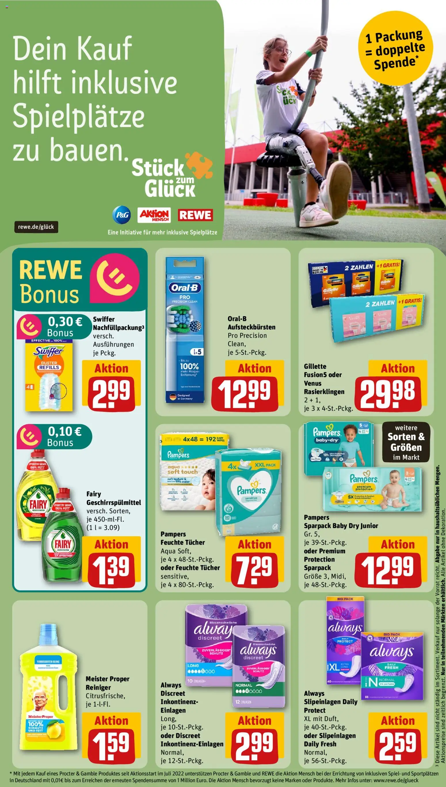 Rewe ihr Kaufpark Prospekt 	 – gültig ab 27.04.2026 | Seite: 23 | Produkte: Spiel, Pampers, Geschirrspülmittel, Swiffer