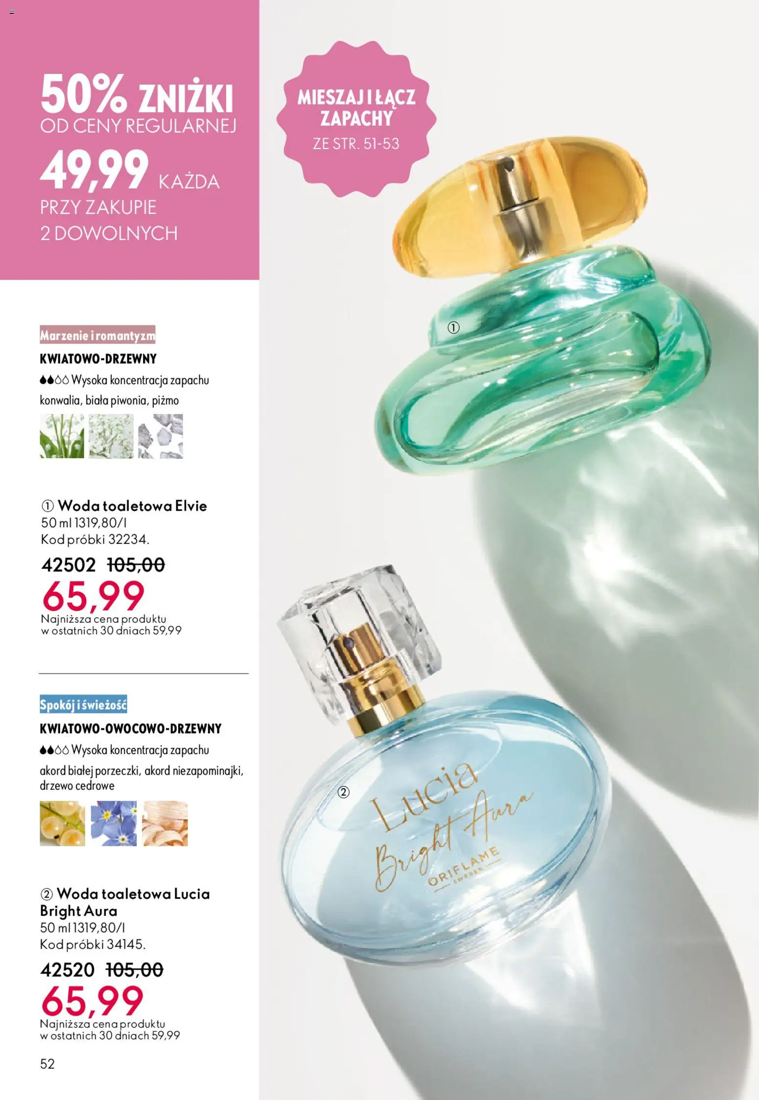 Oriflame Katalog 7 2026 od 06.05.2026 | Strona: 52 | Produkty: Woda toaletowa, Woda